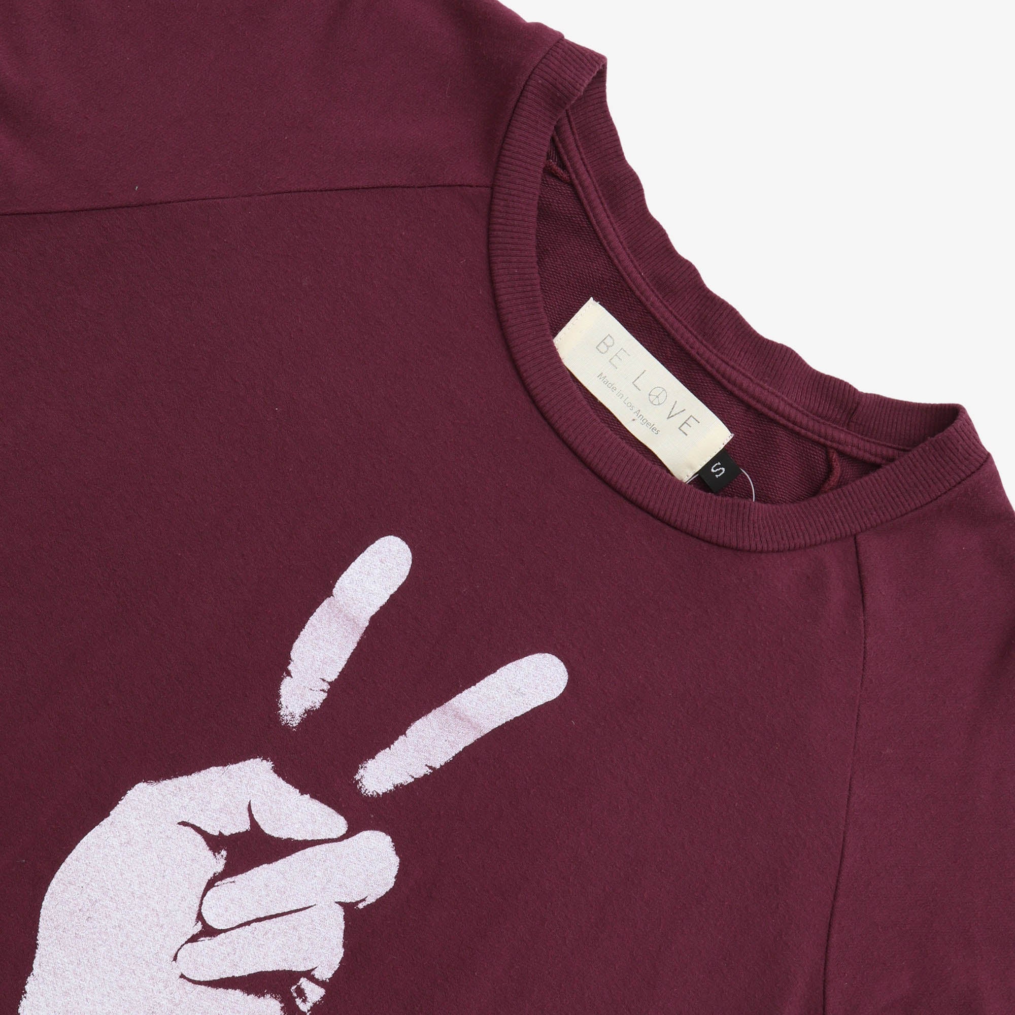 Peace Sign Raglan Pullover