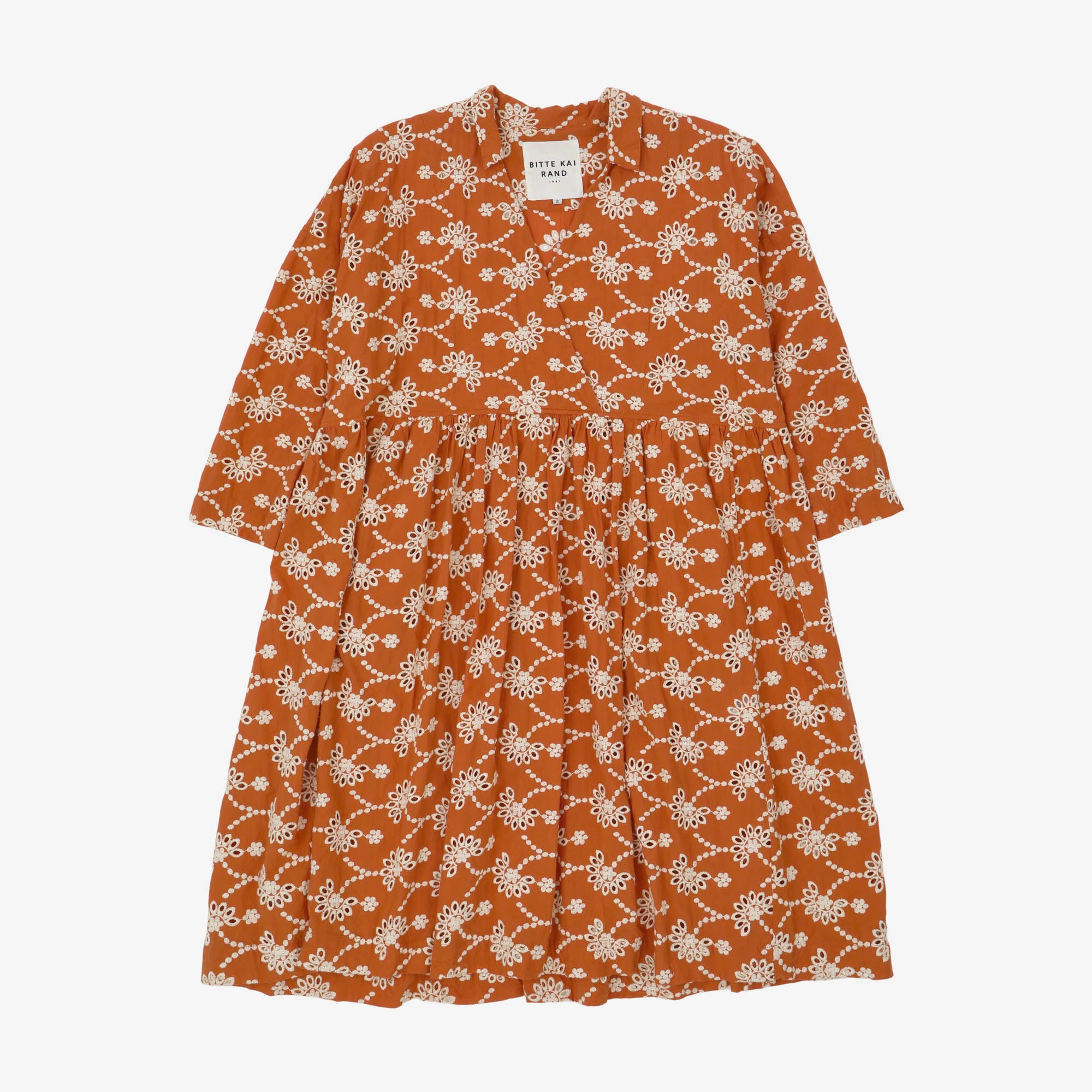 Broderie Midi Dress