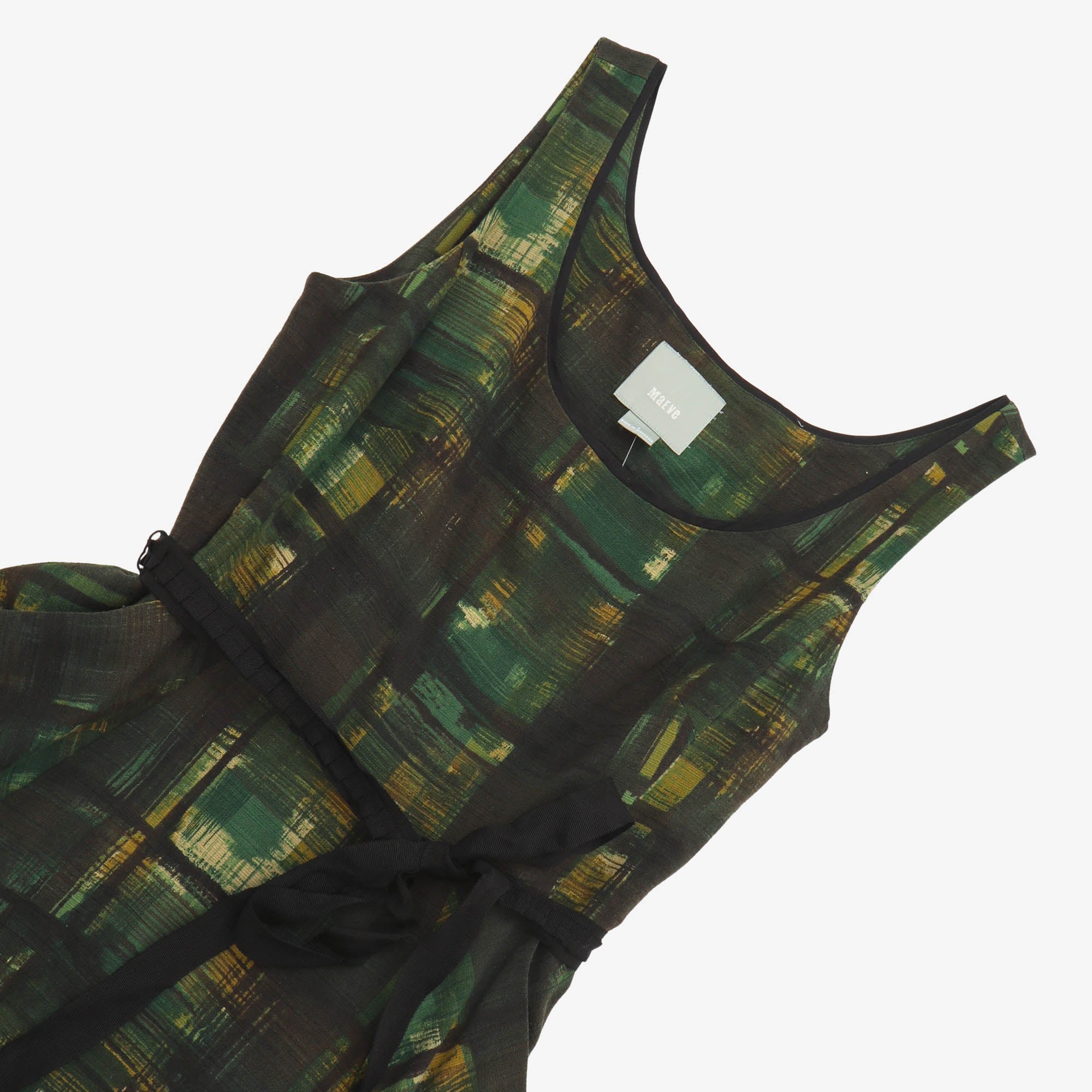 Painted Plaid Dress