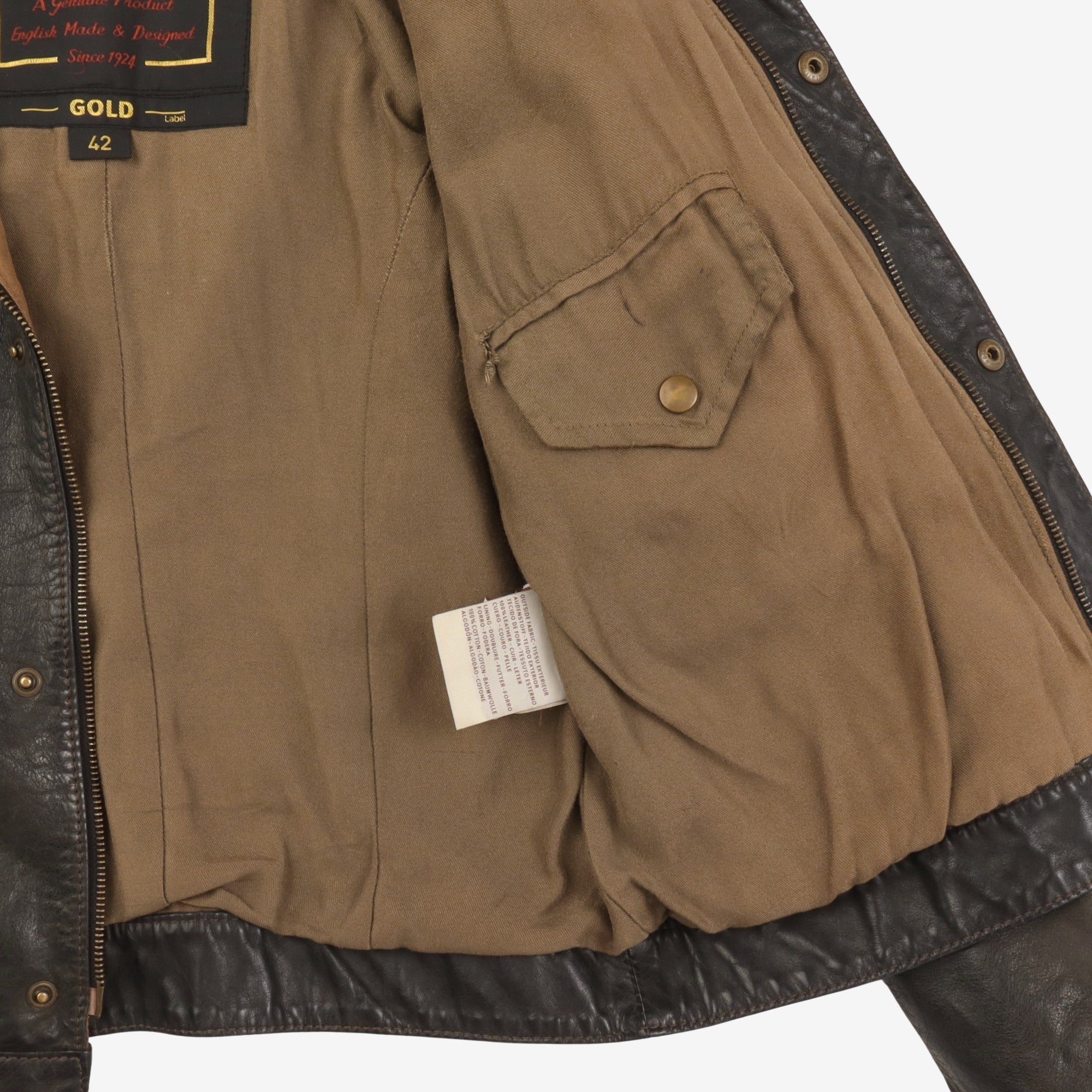 Gangster Leather Jacket