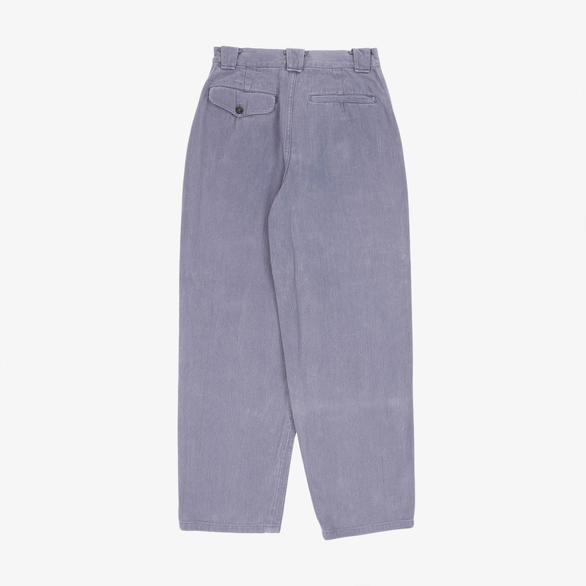 Herringbone Denim Work Pant (26W X 27L)