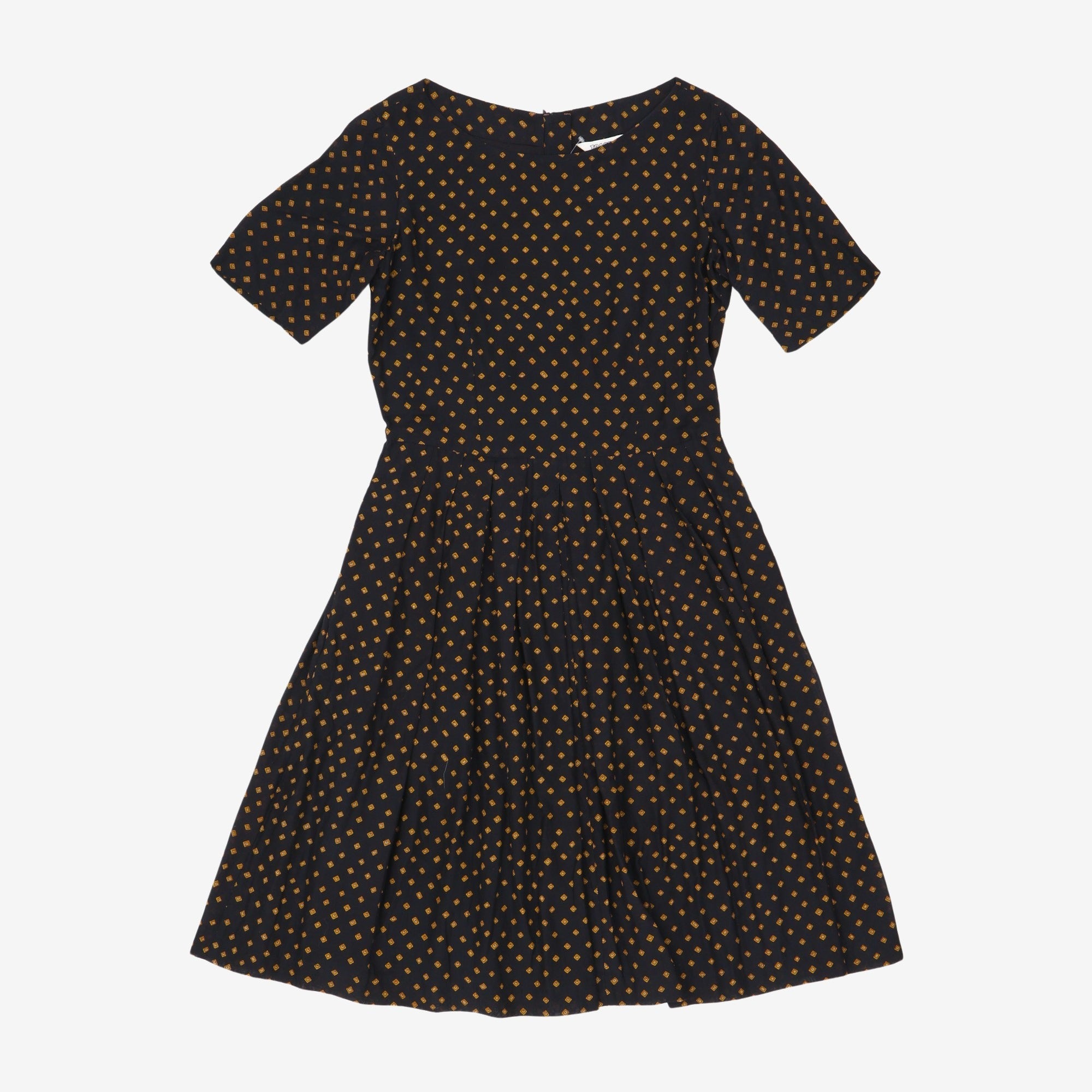 Diamond Dot Print Dress