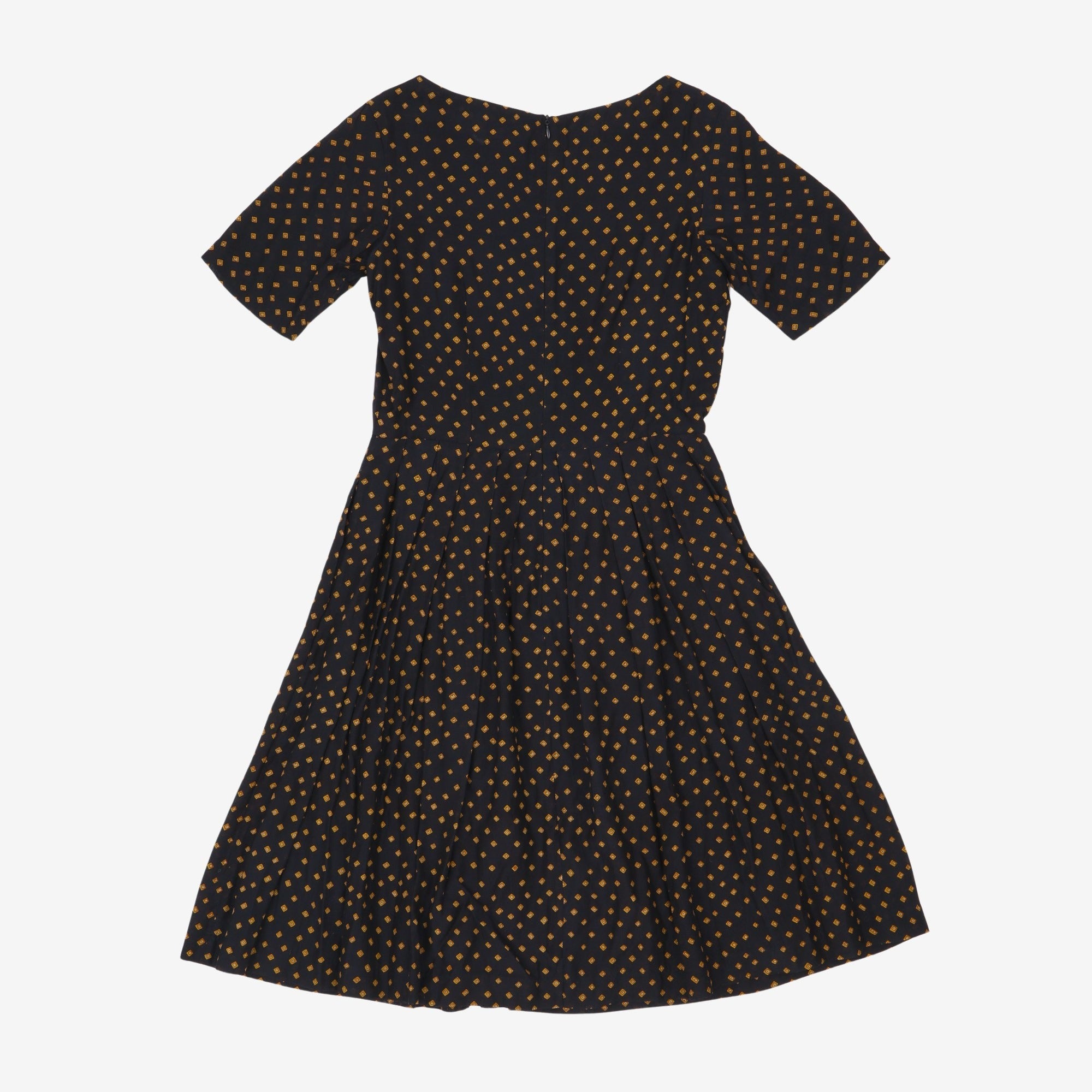 Diamond Dot Print Dress