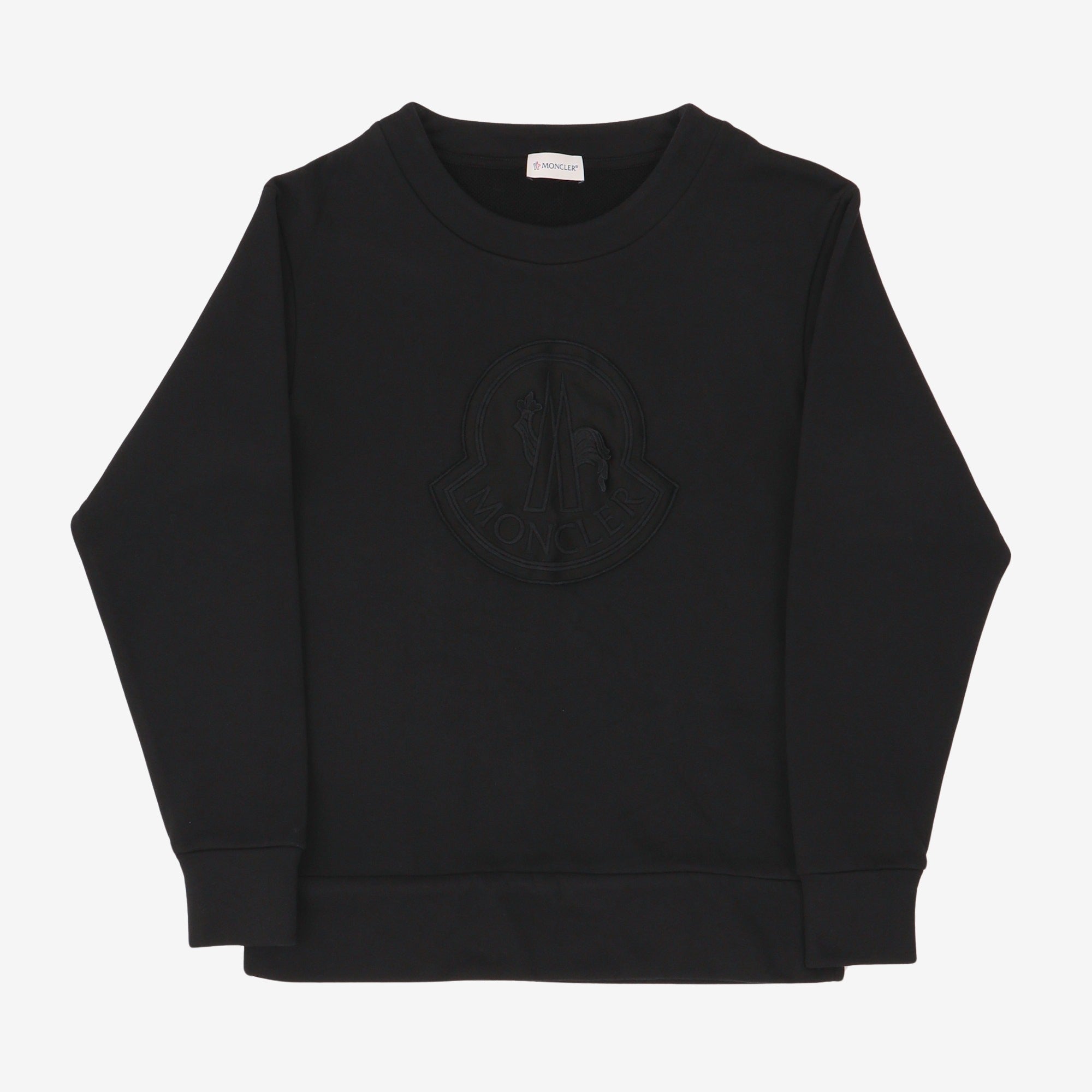 Maglia Girocollo Embroidered Logo Sweatshirt