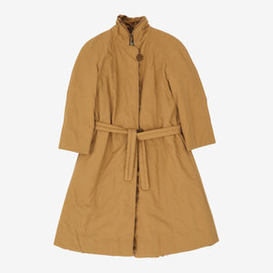 Belted Fur-Lined Coat