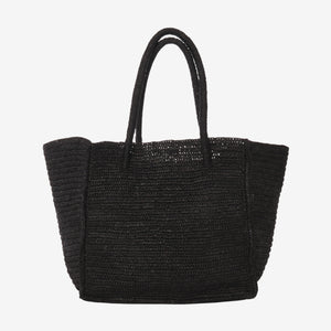 Avril Raffia Tote Bag