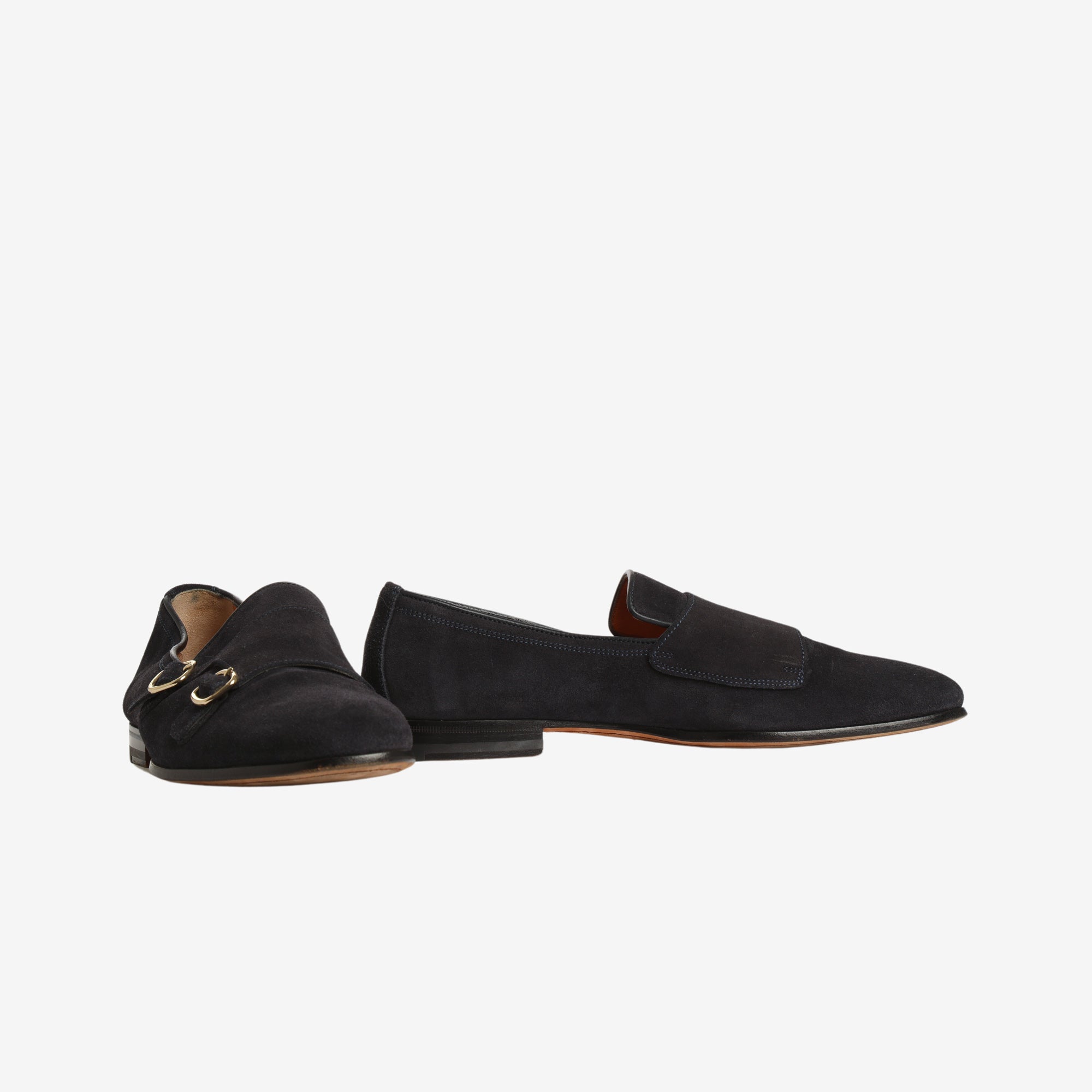 Suede Monk Shoes