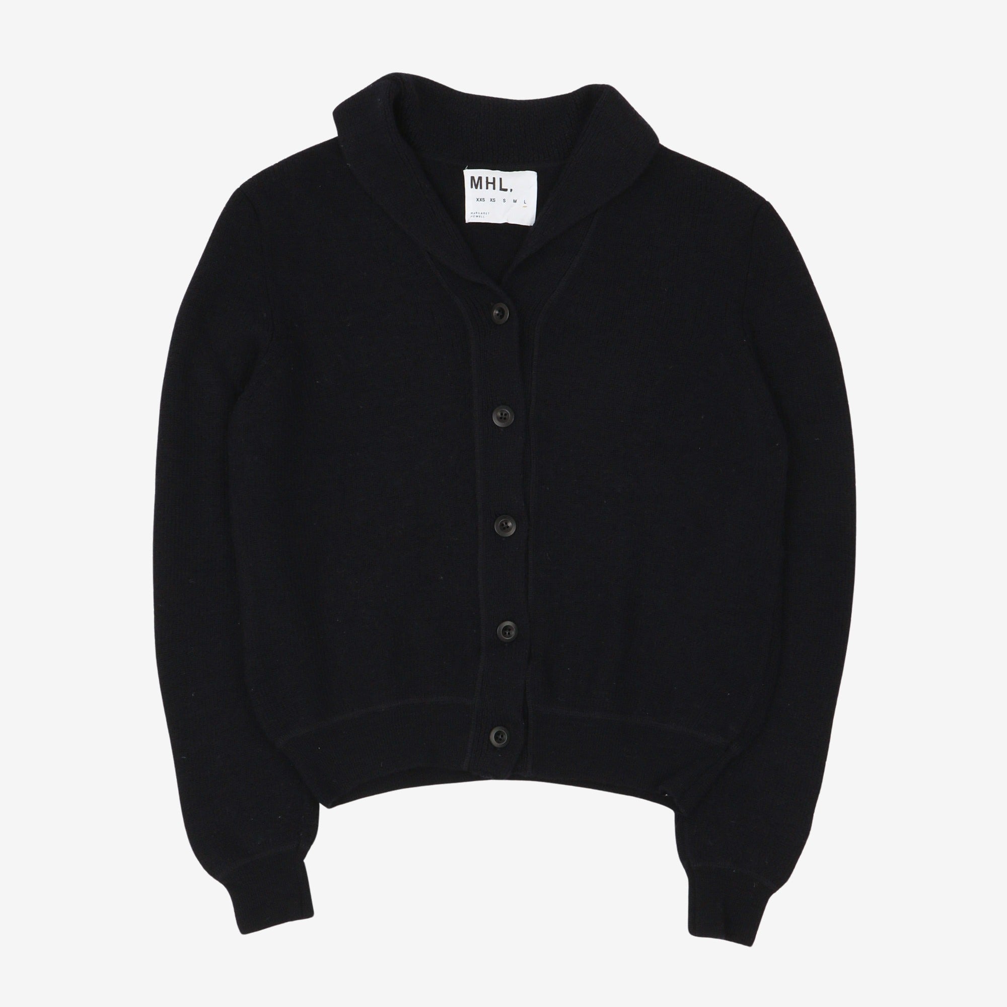 MHL Shawl Neck Merino Wool Cardigan