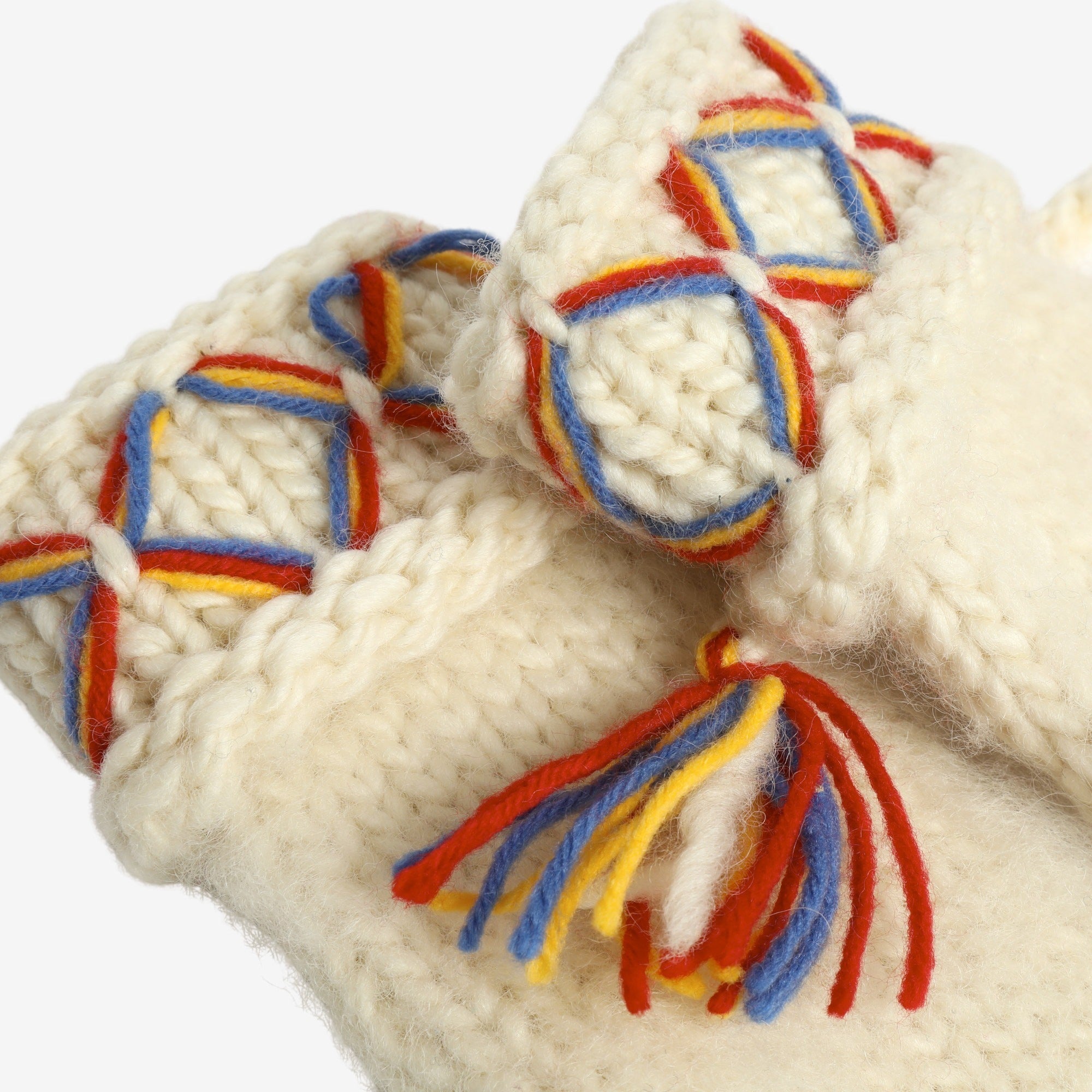 Traditional Sami Reindeer Herder’s Wool Gloves