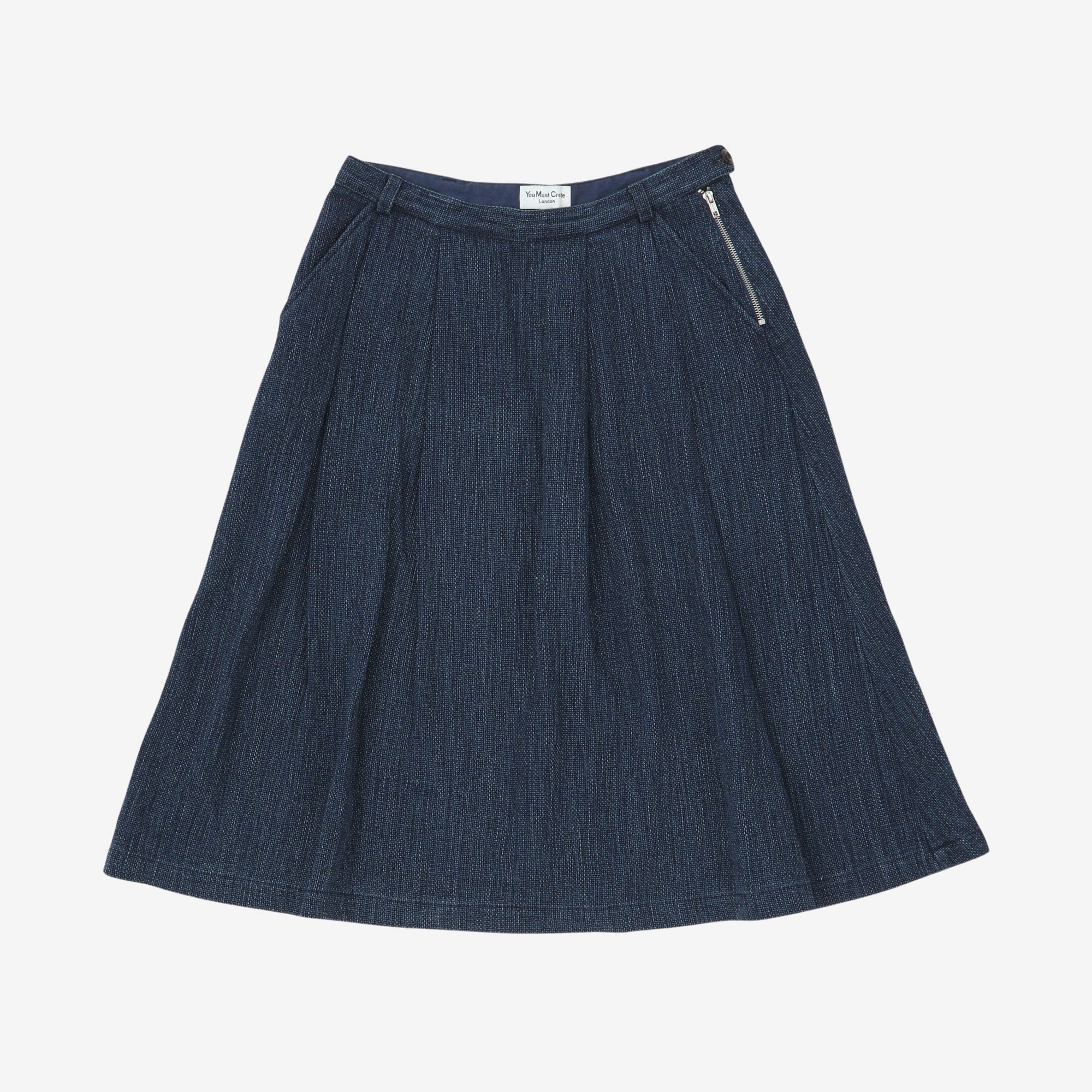 A-Line Midi Skirt