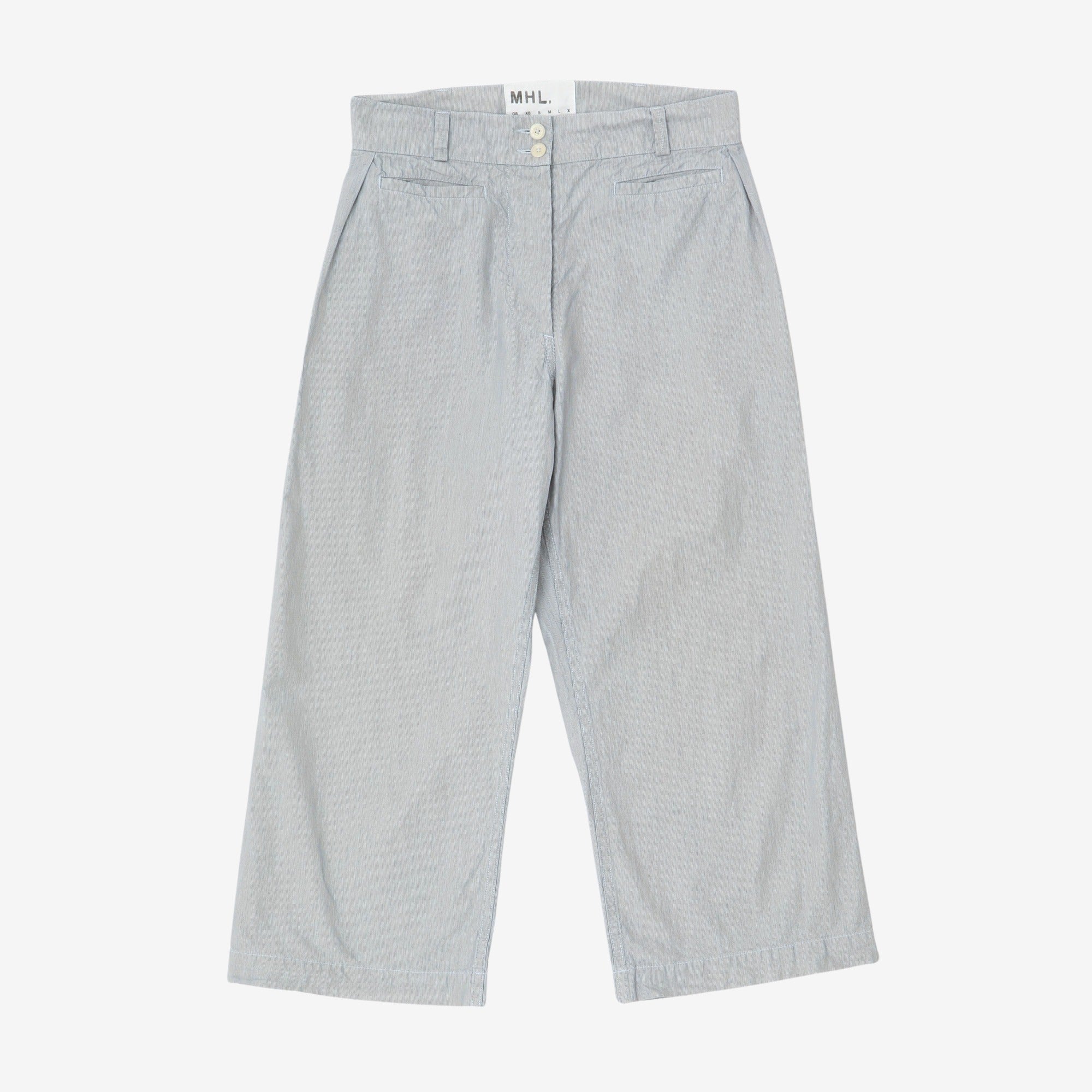 MHL Cropped Cotton Trousers