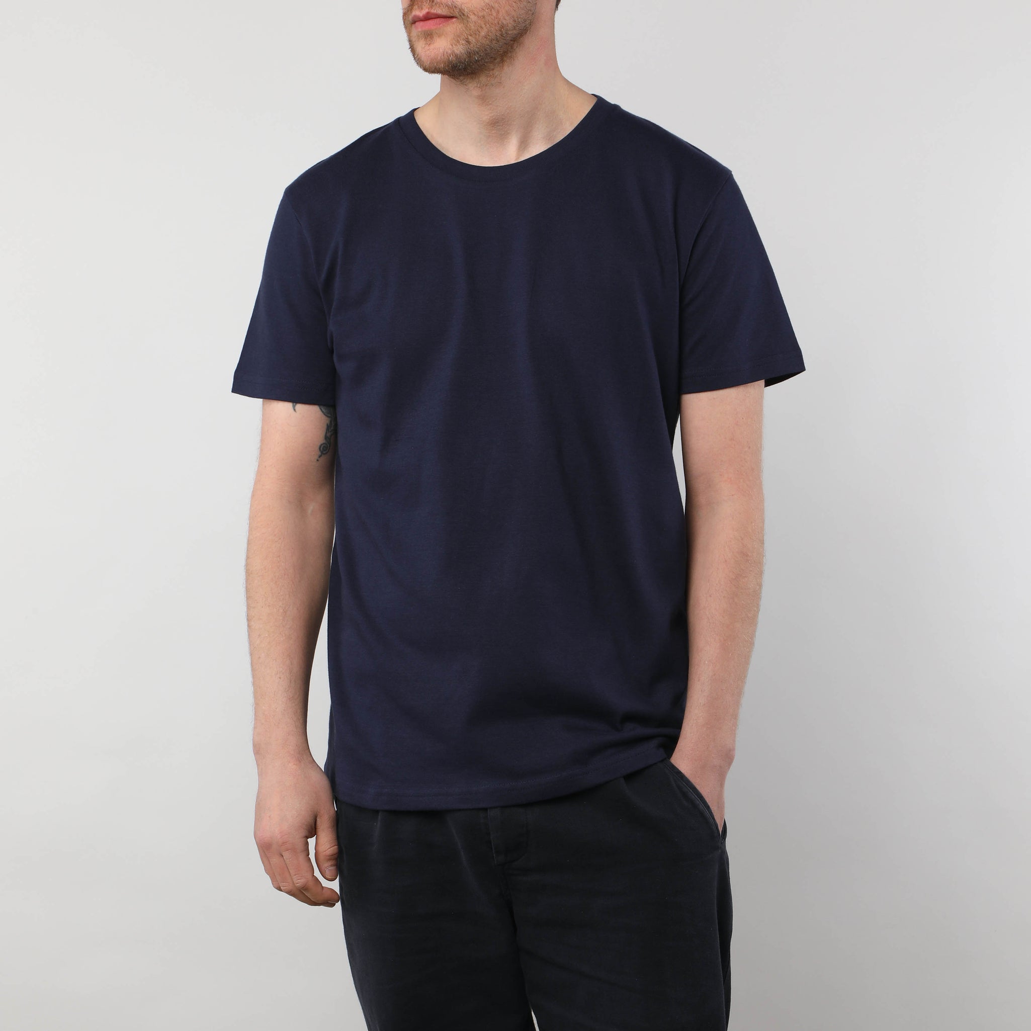 Cotton T-Shirt - Navy