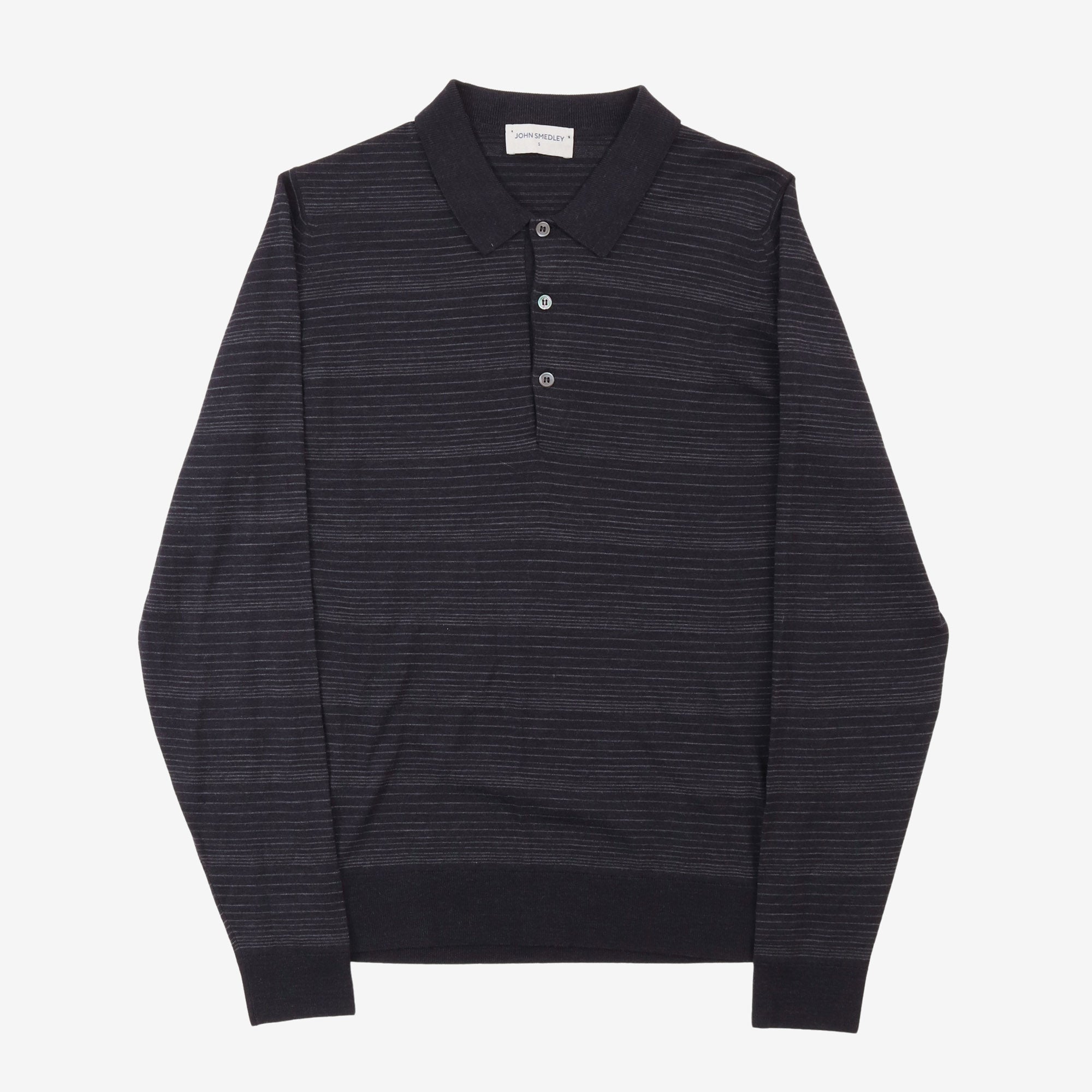 LS Striped Polo