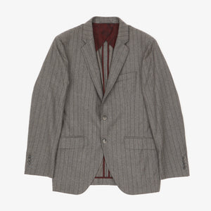 Chalk Striped Wool Suit