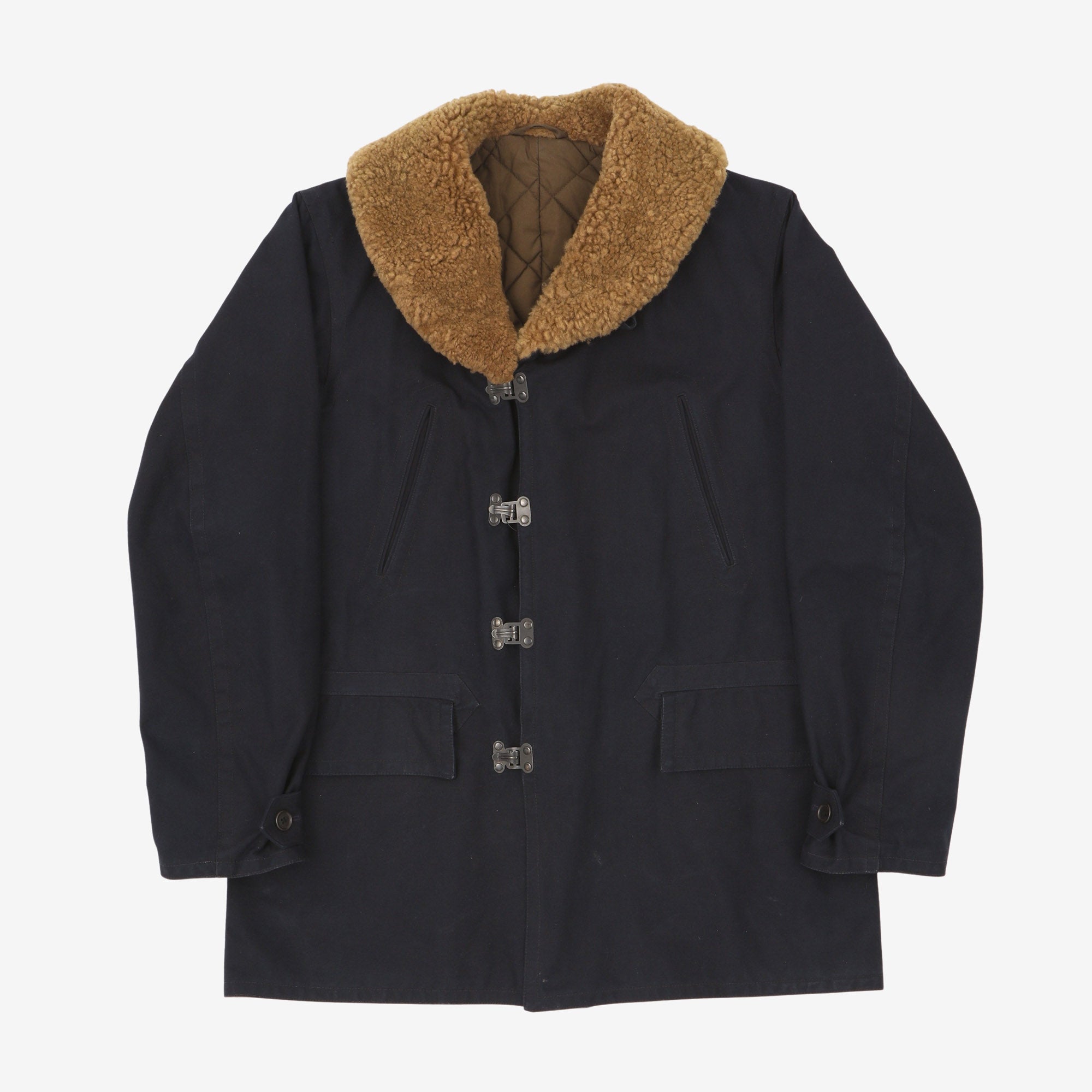 Sheepskin Collar Clip Jacket