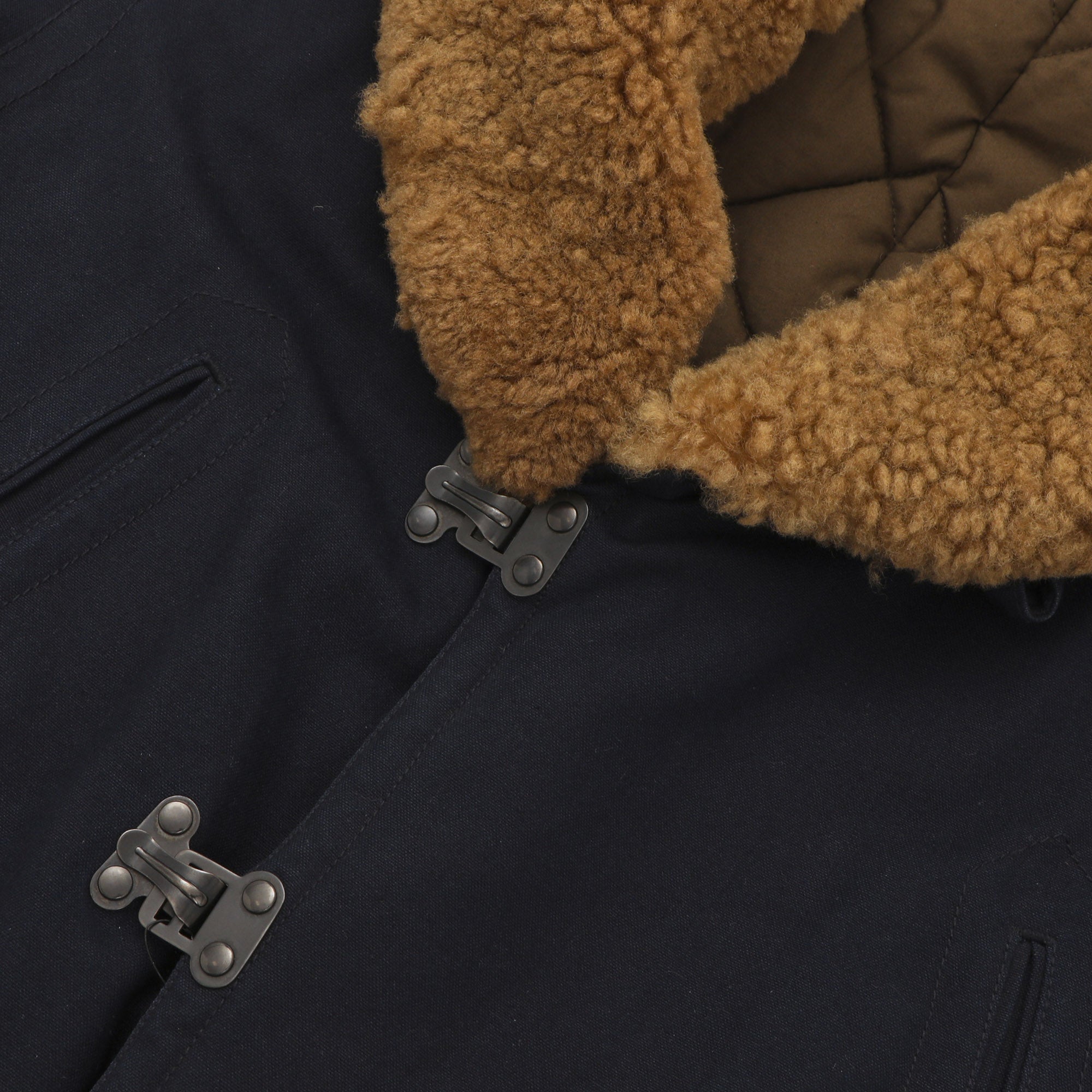 Sheepskin Collar Clip Jacket