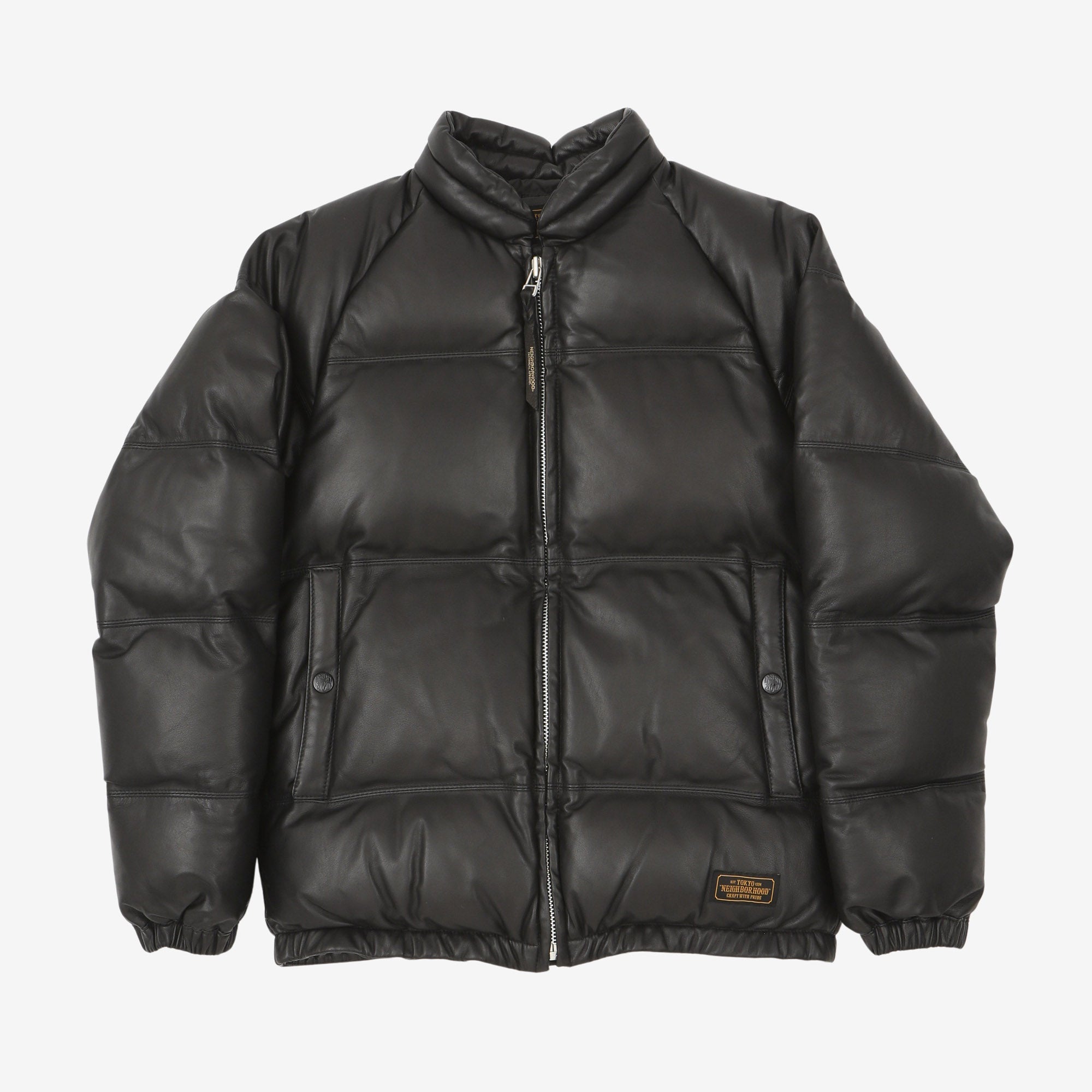 Leather Down Jacket