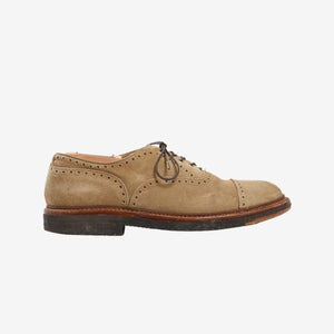 Suede Medallion Tip Blucher