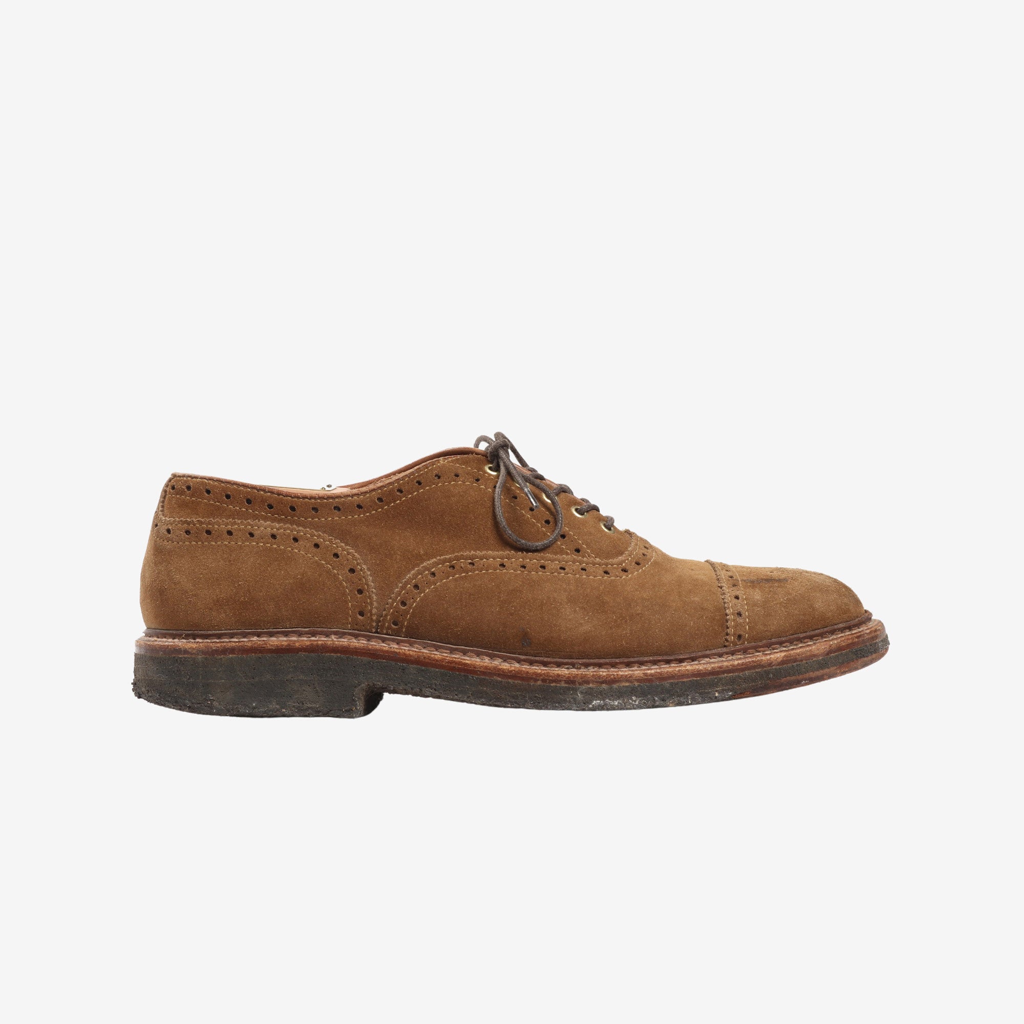 Suede Medallion Tip Blucher