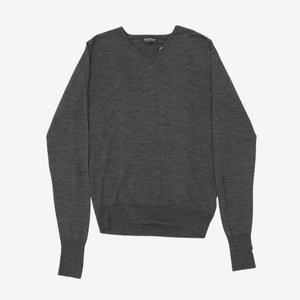 V Neck Wool Sweater