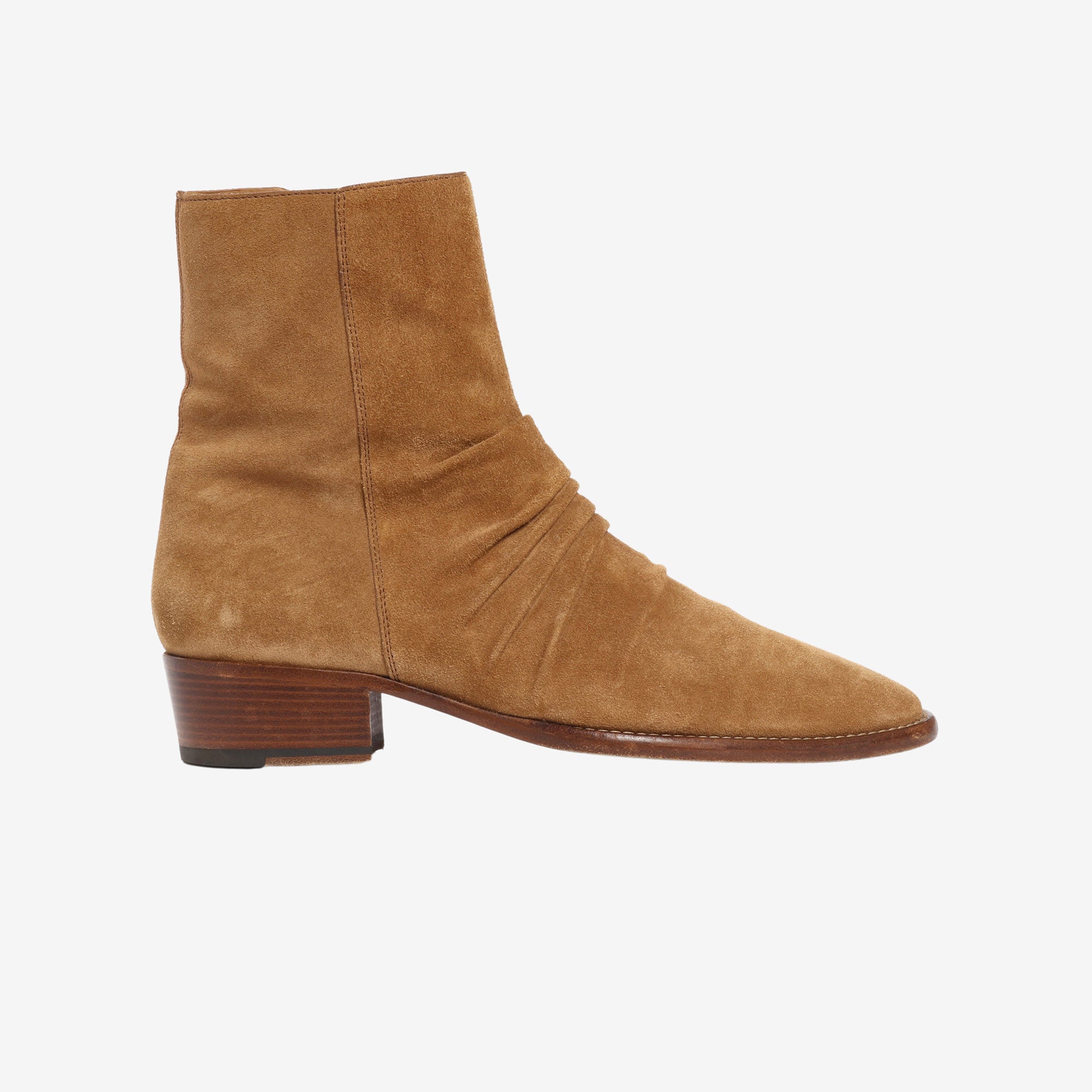 Suede Zip Boots