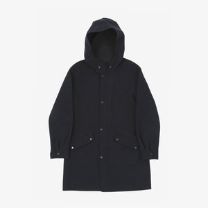 Hooded Wool Overcoat