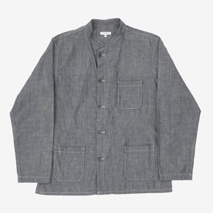 Collarless Overshirt