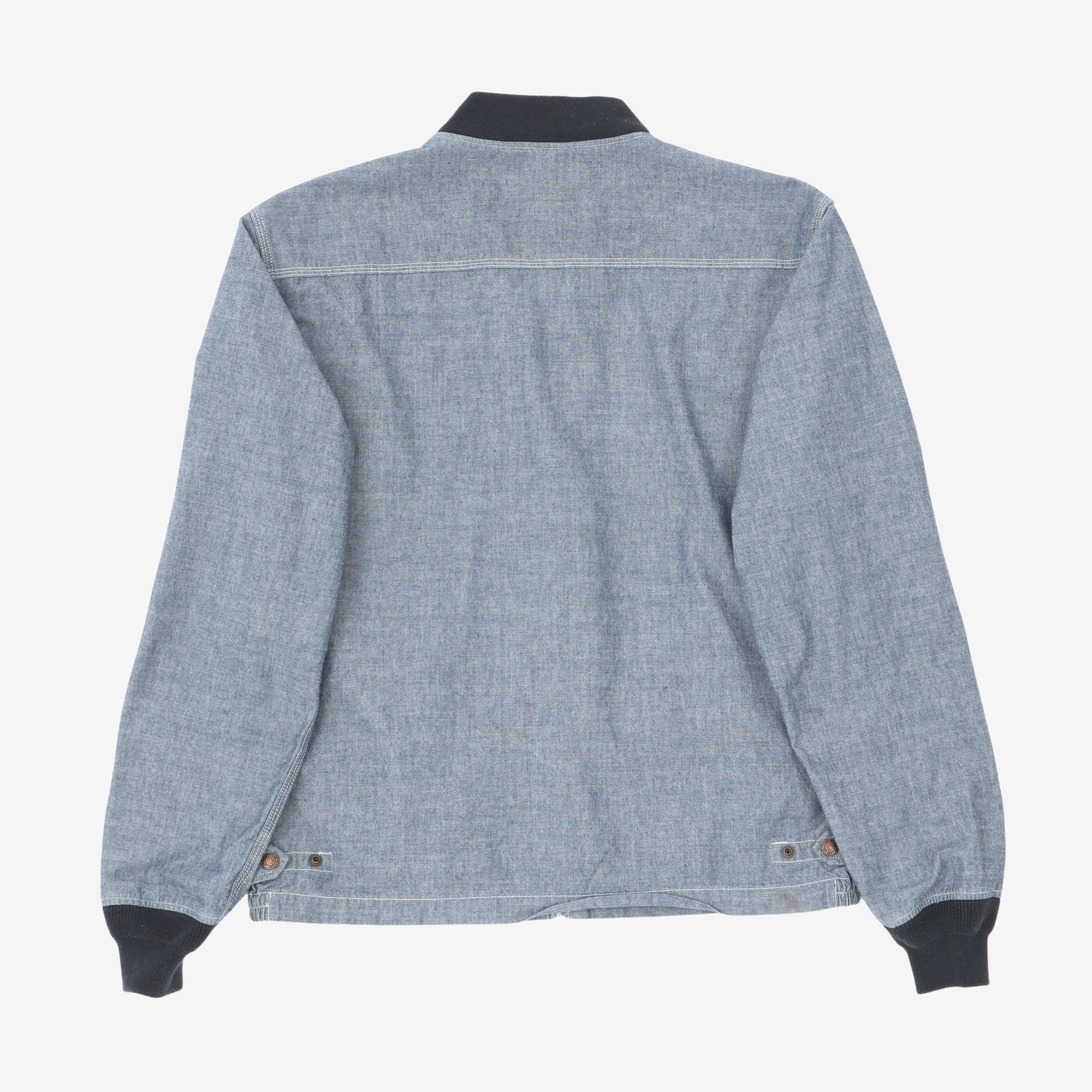 6.8oz Selvedge Chambray Bomber