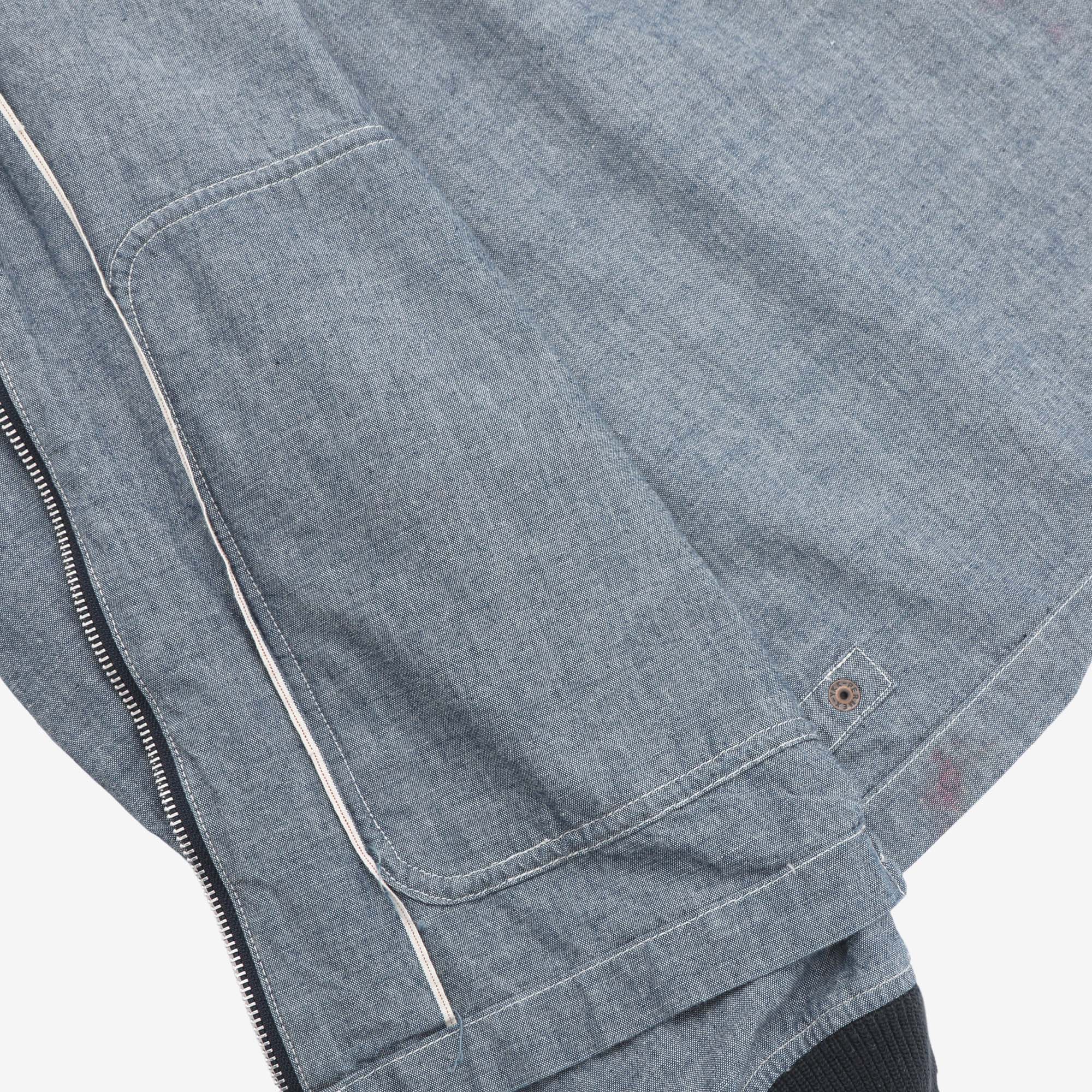 6.8oz Selvedge Chambray Bomber