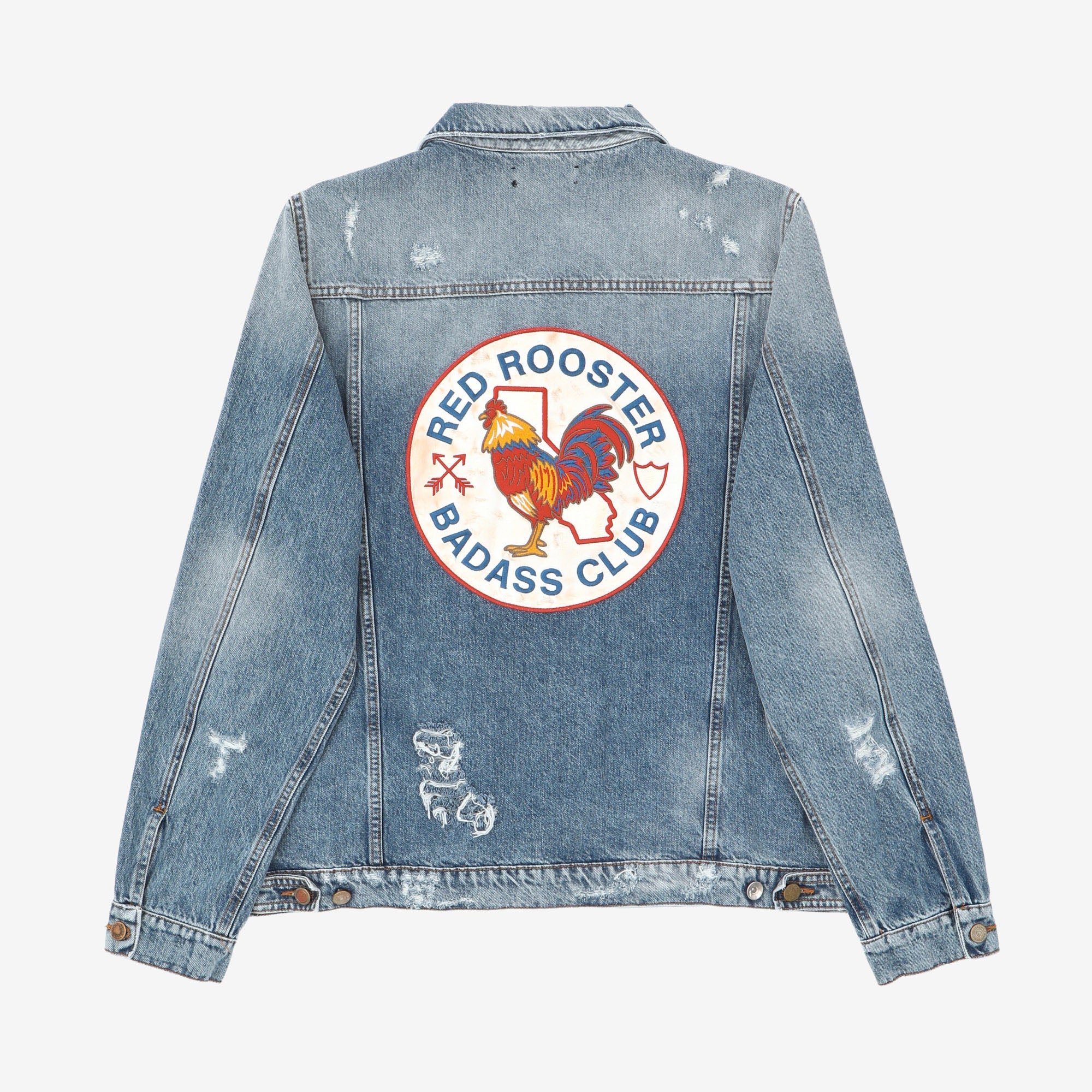 Distressed Denim Jacket