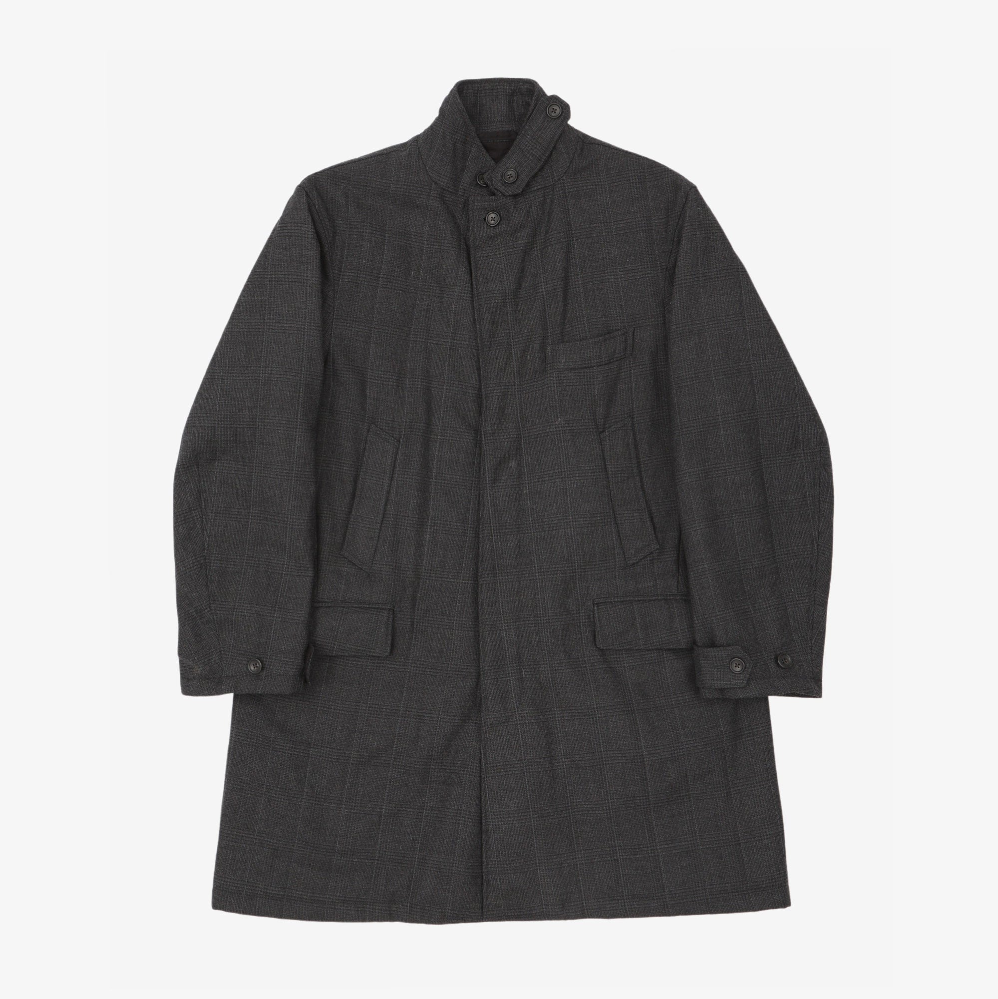Houndstooth Long Coat