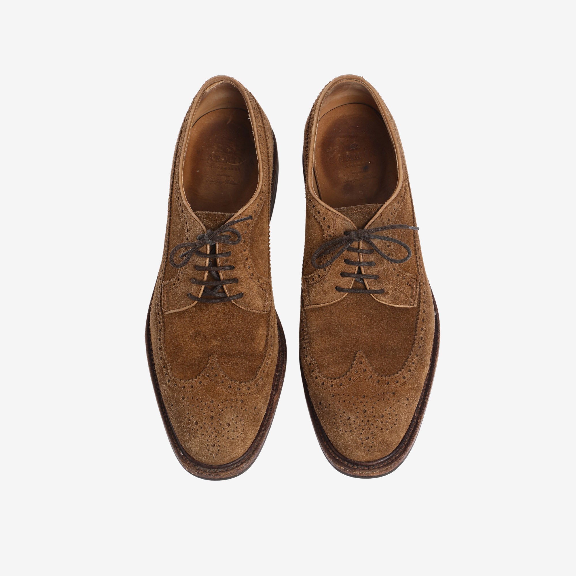 Suede Brogues