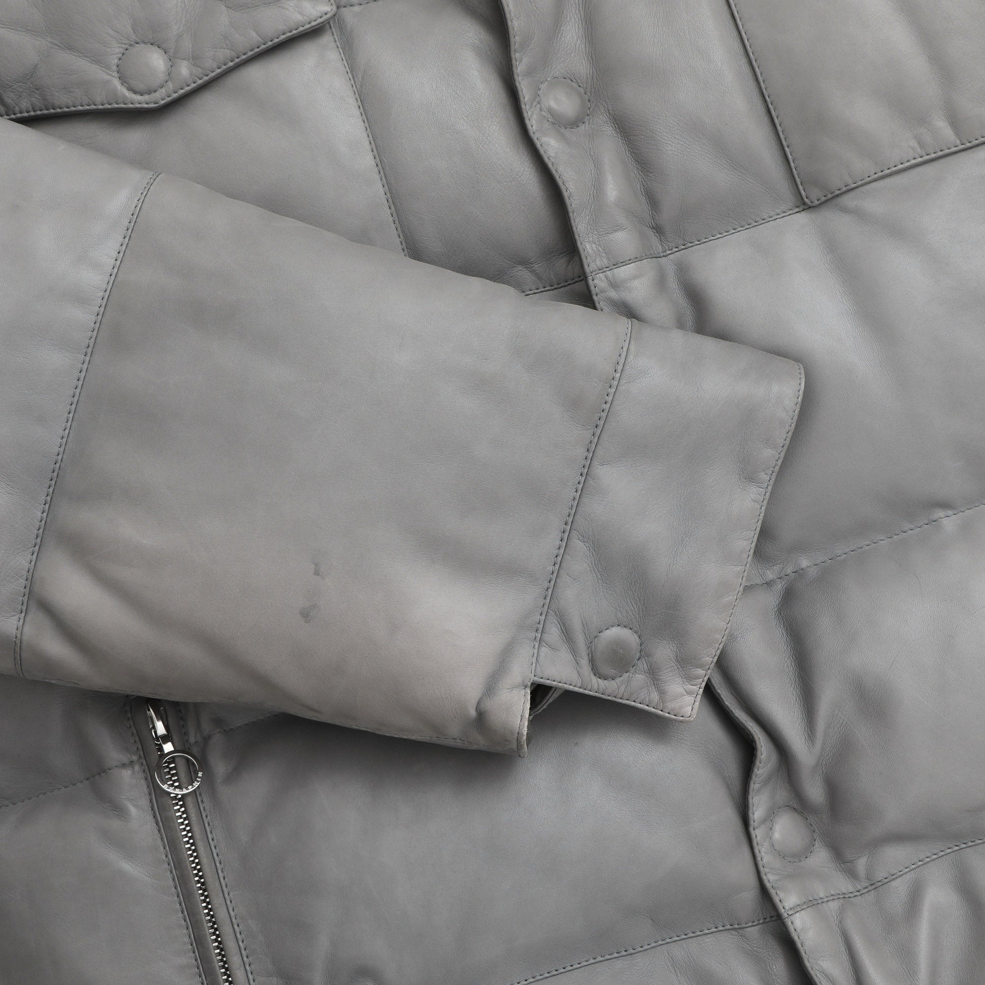 Leather Down Jacket