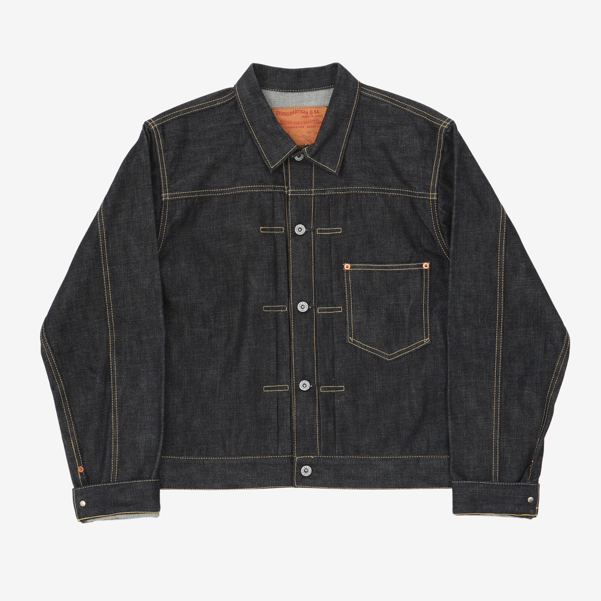 Pleated Denim Jacket