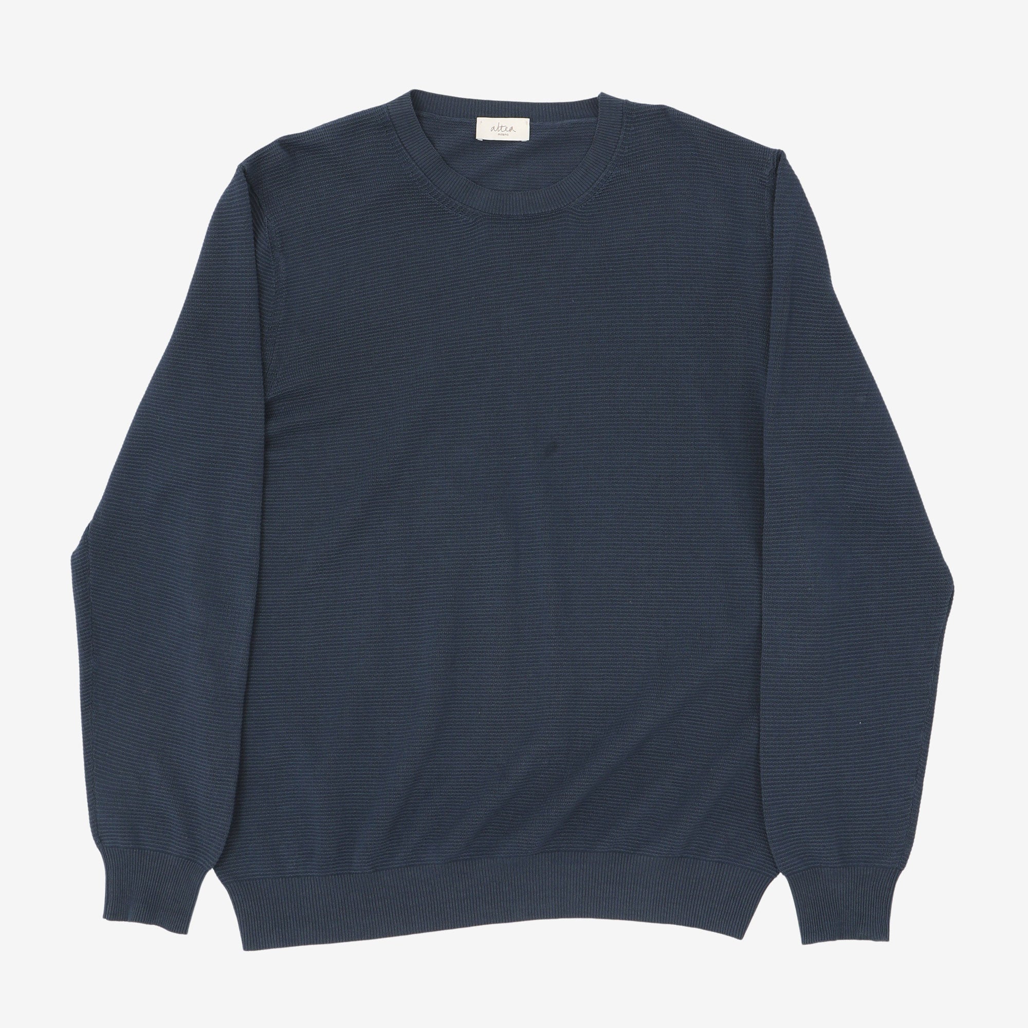 Ribbed Crewneck Sweater