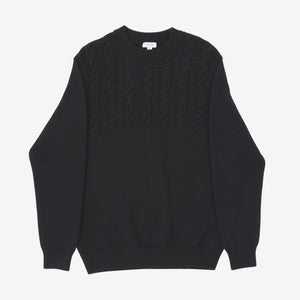 Cable Knit Sweatshirt