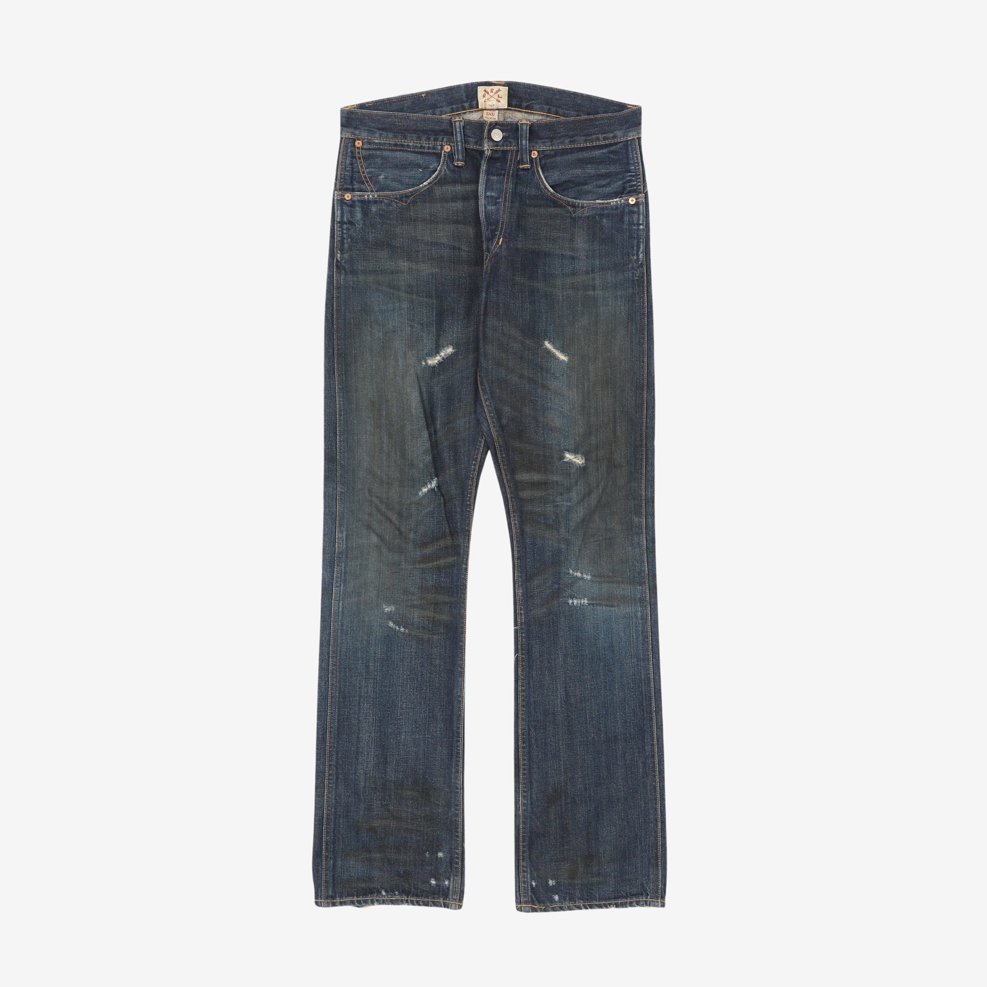 Distressed Denim Jeans