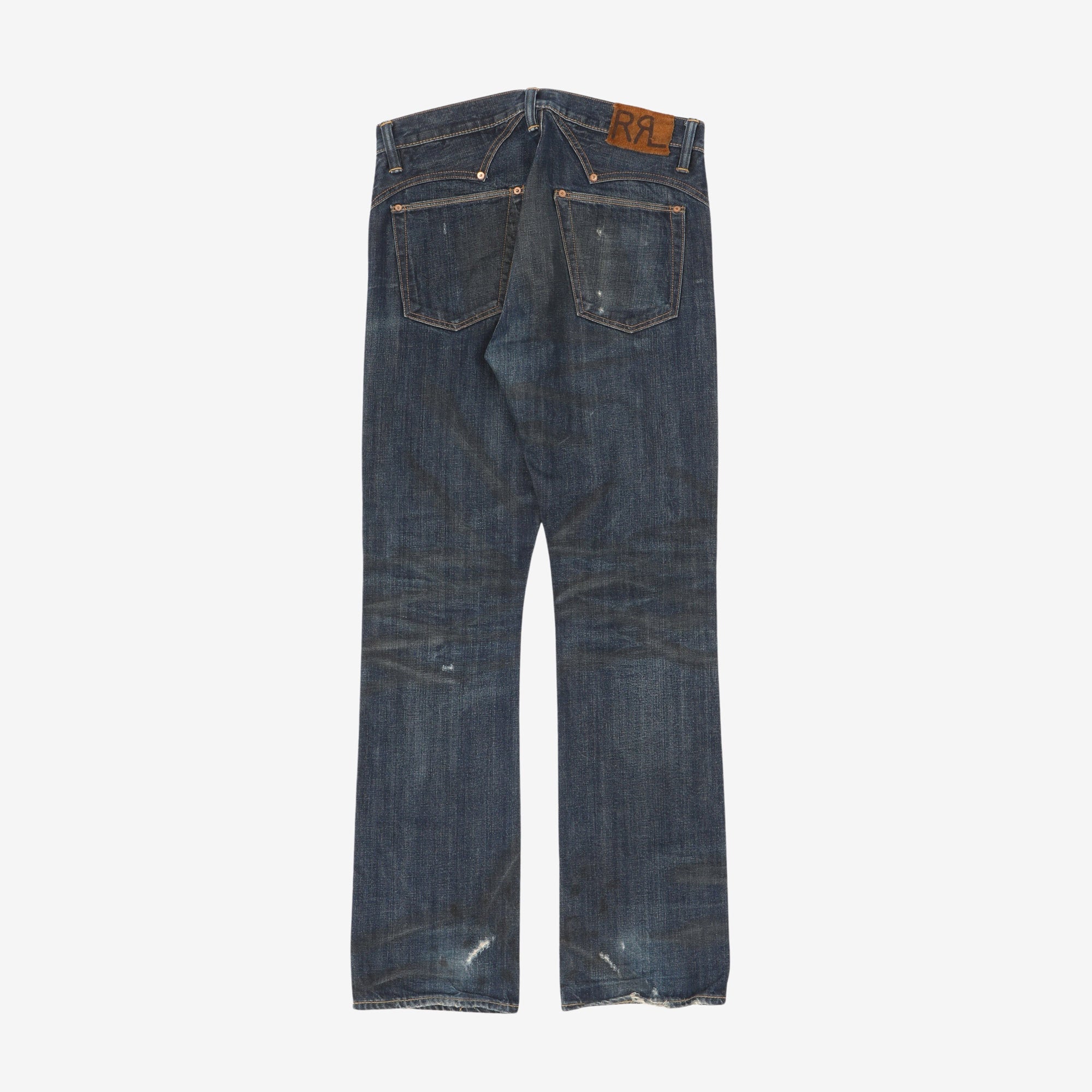 Distressed Denim Jeans