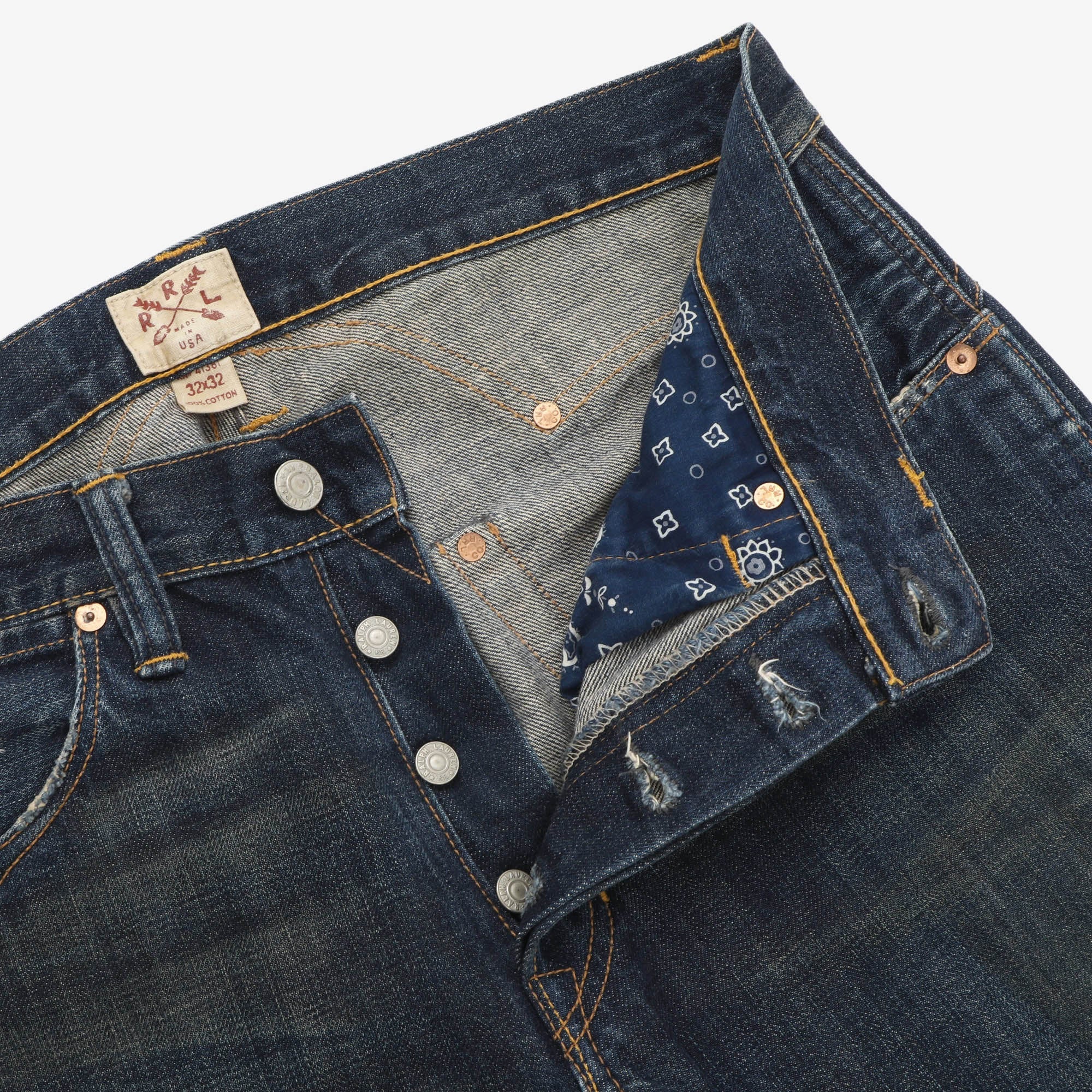 Distressed Denim Jeans
