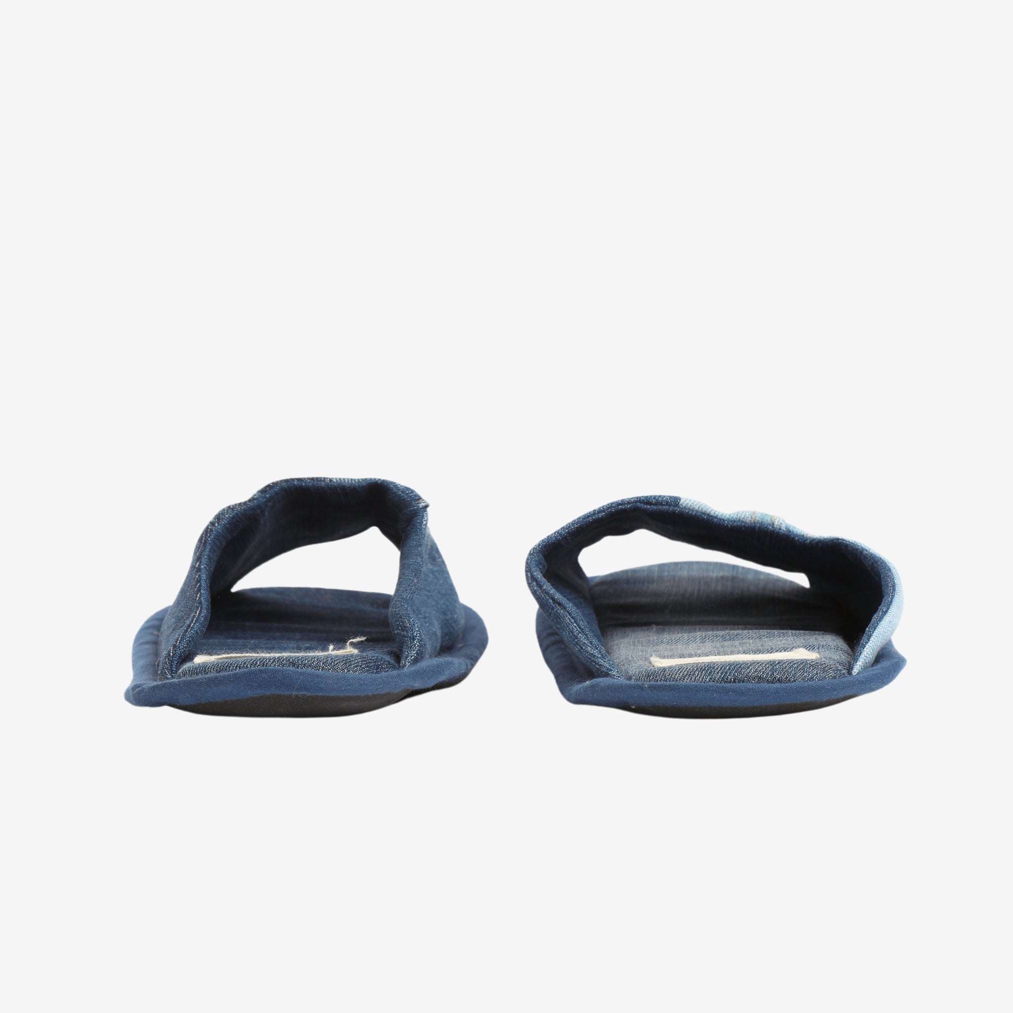 Up-cycled Denim Cut Off Slippers