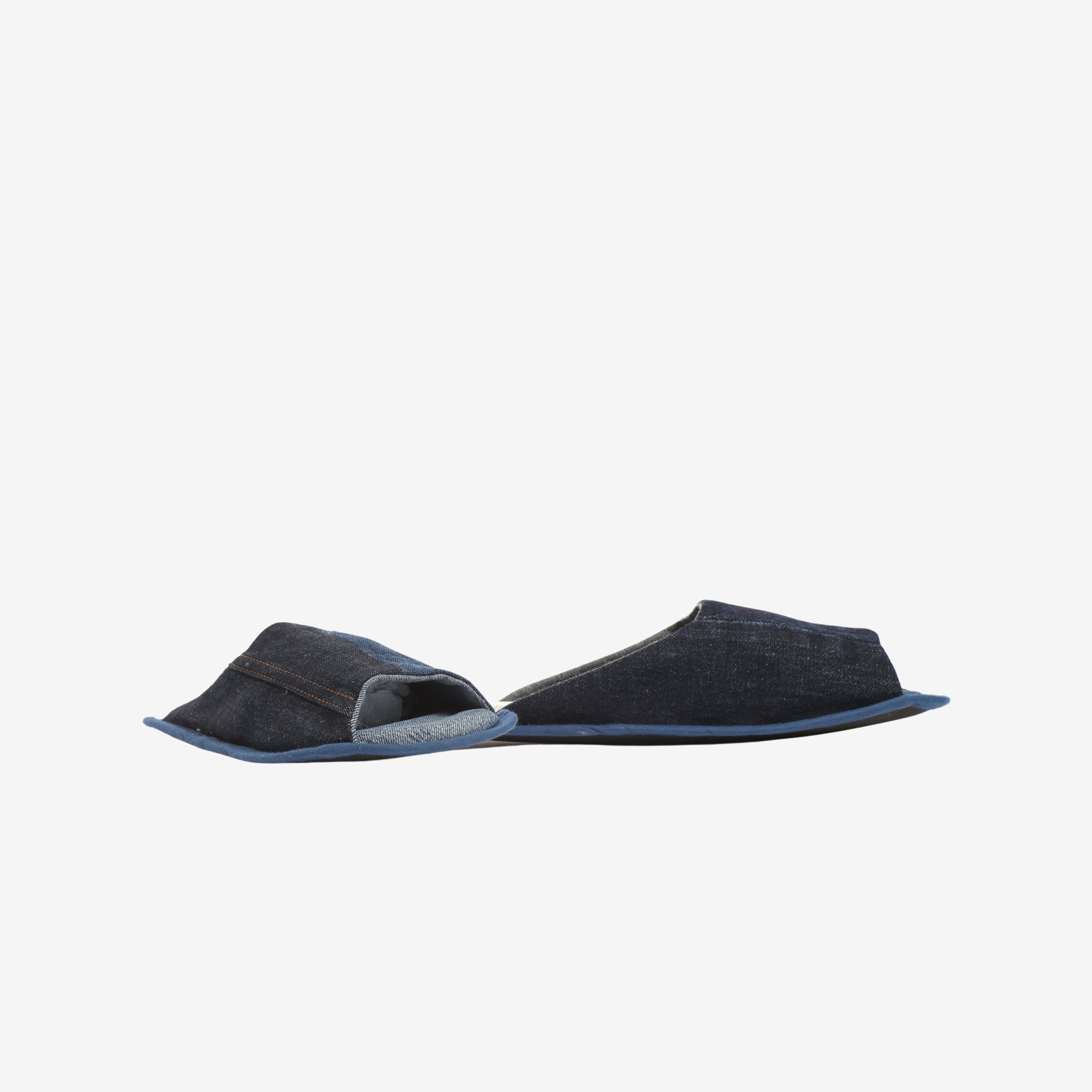 Up-cycled Denim Cut Off Slippers