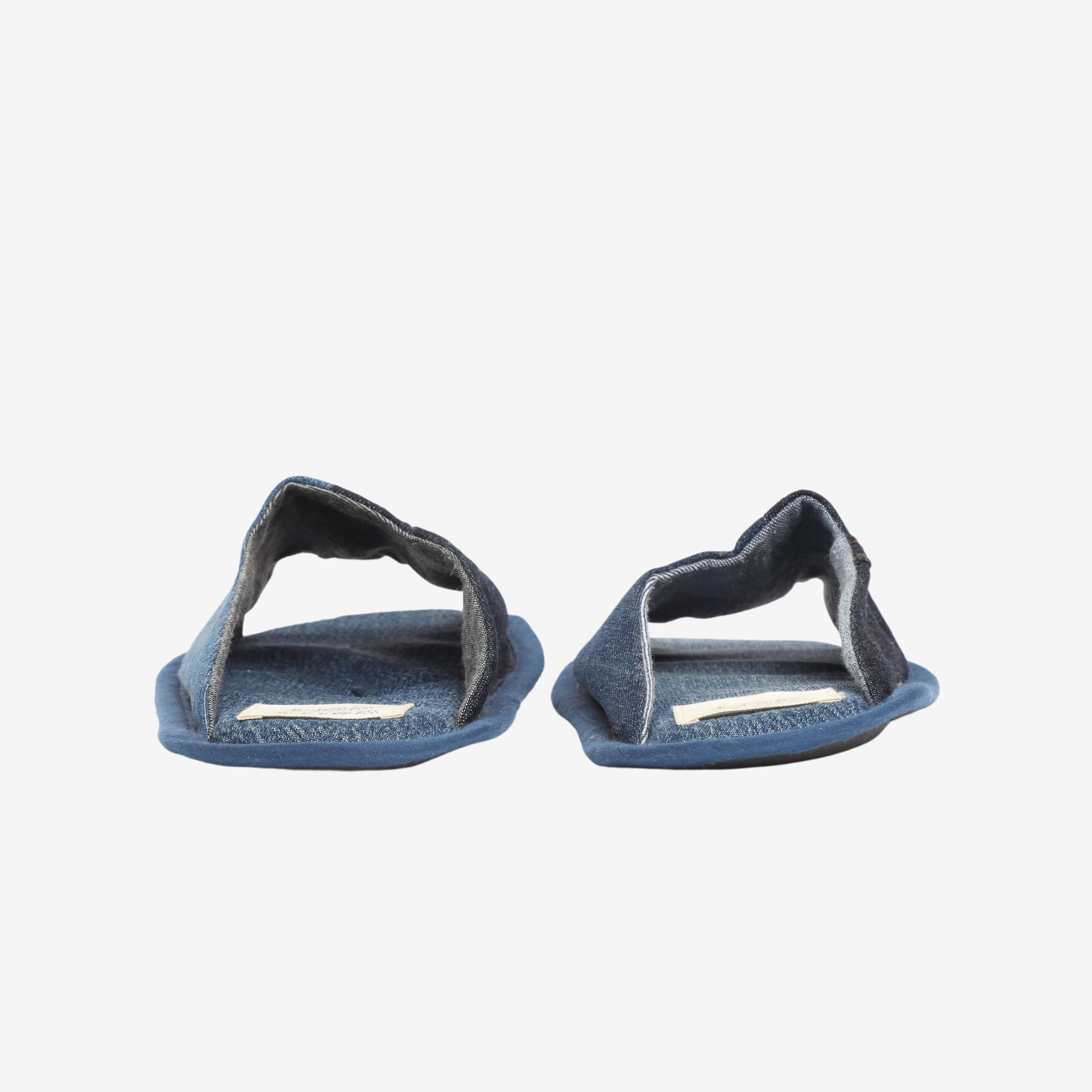 Up-cycled Denim Cut Off Slippers