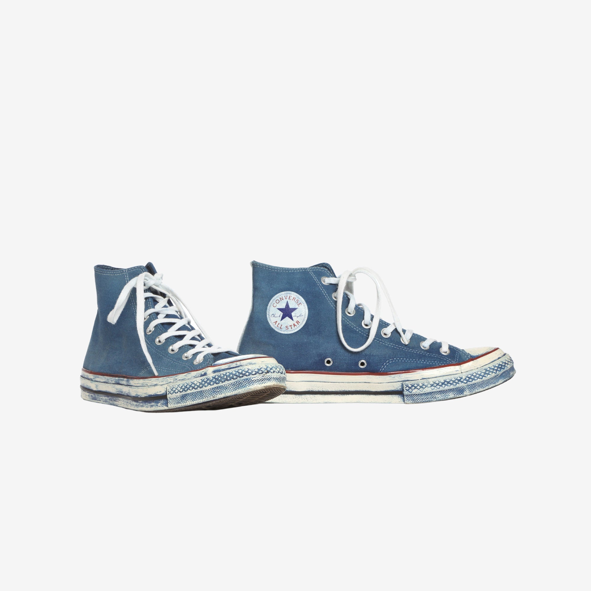 Indigo Dyed All Star Hi Tops