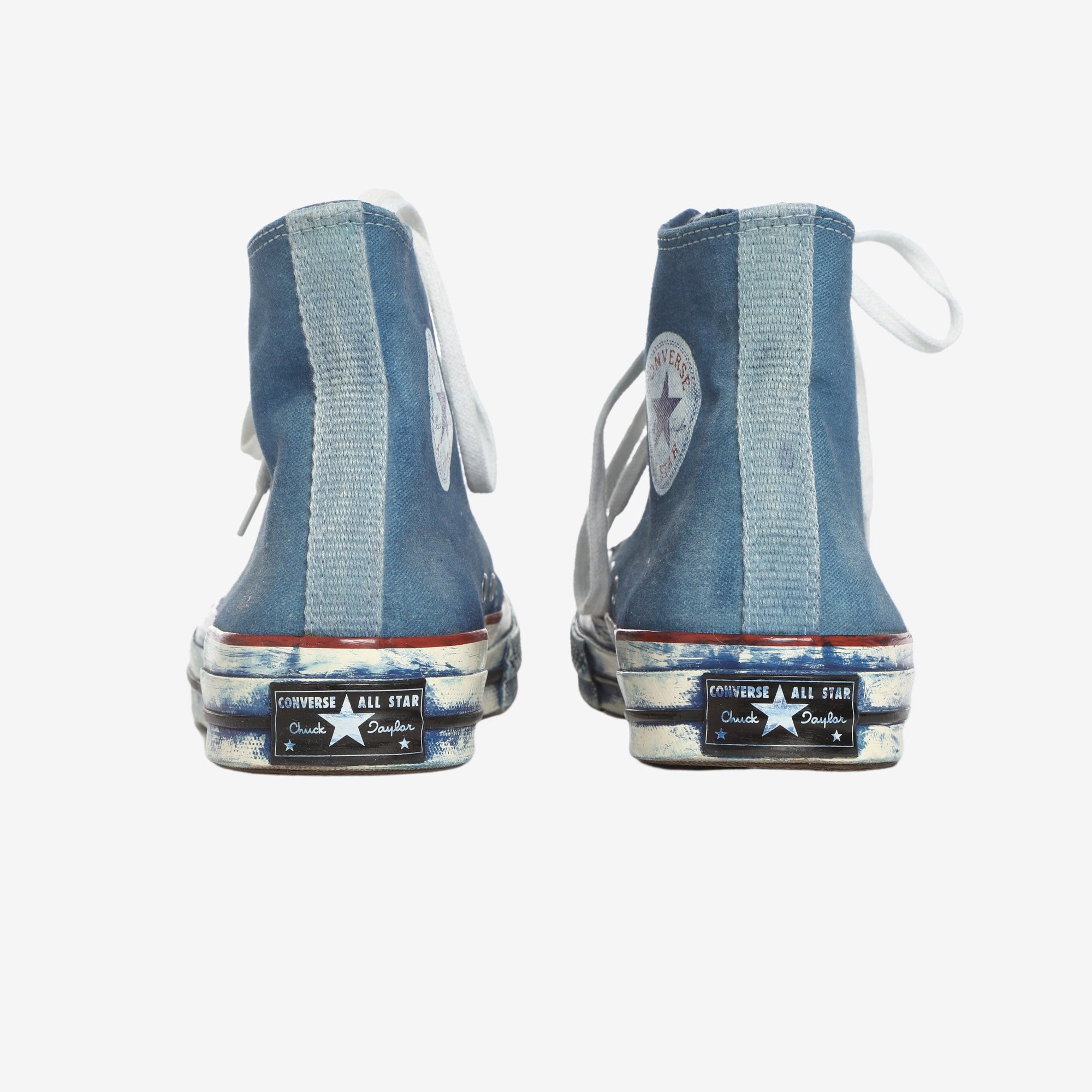 Indigo Dyed All Star Hi Tops
