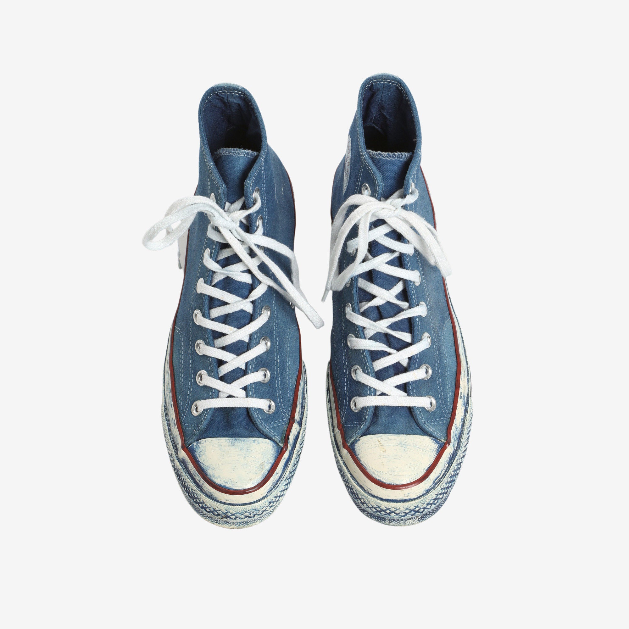 Indigo Dyed All Star Hi Tops