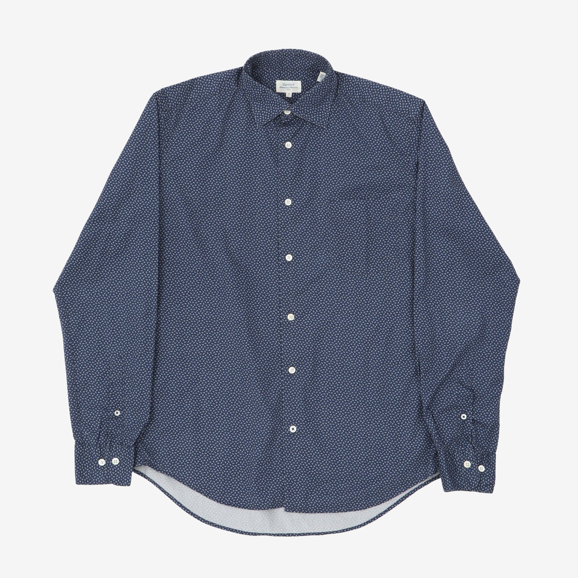 Patterned Button-down Shirt