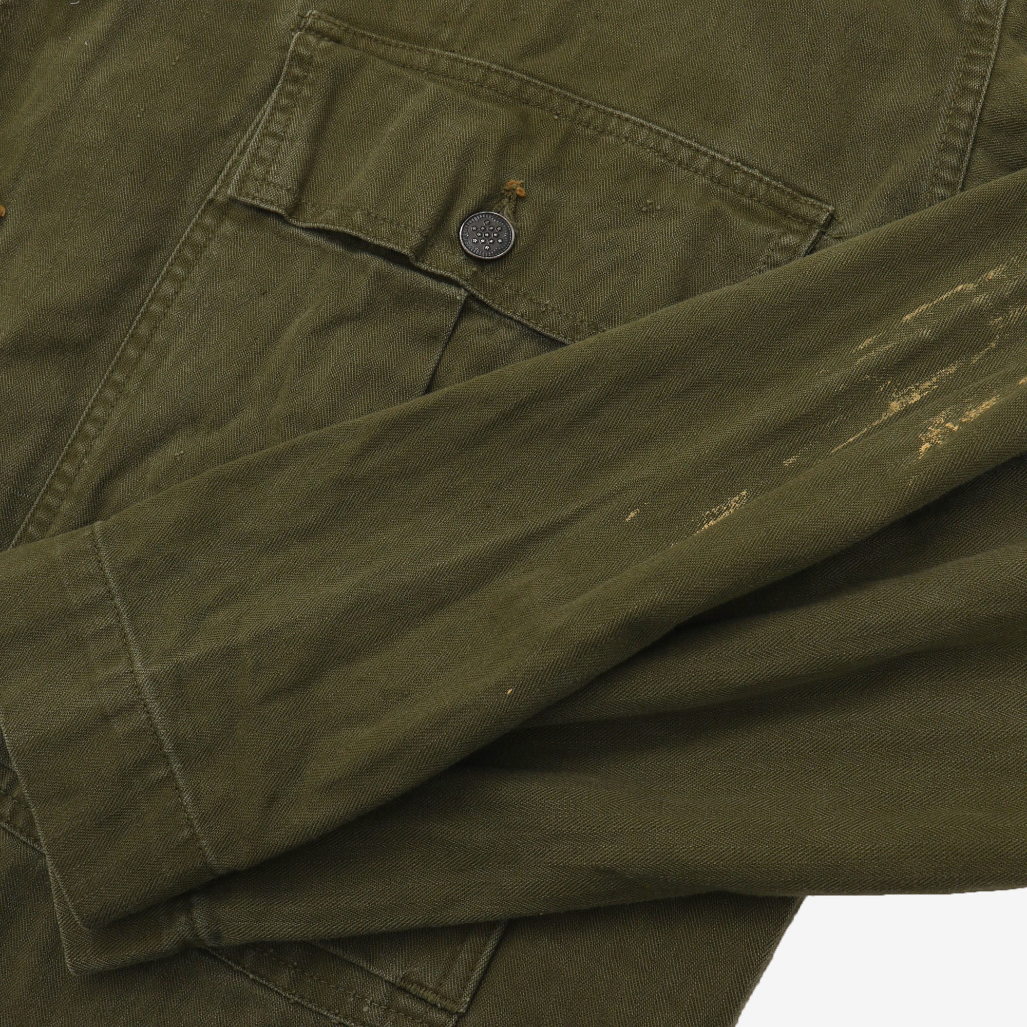 Military WWII Era HBT M-43 Jacket