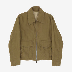 MTO Linen Taupe Flight Jacket