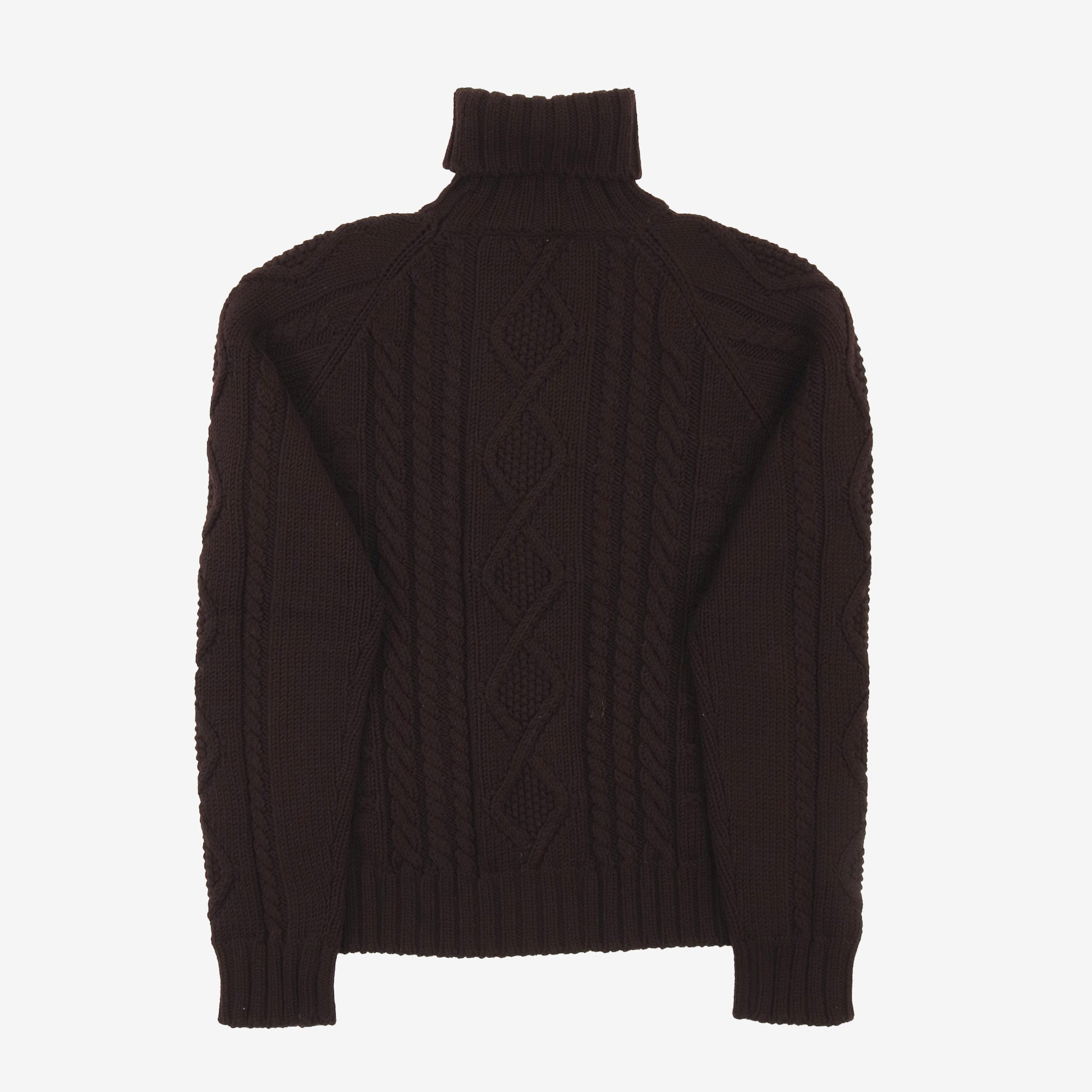 Roll Neck Cable Knit