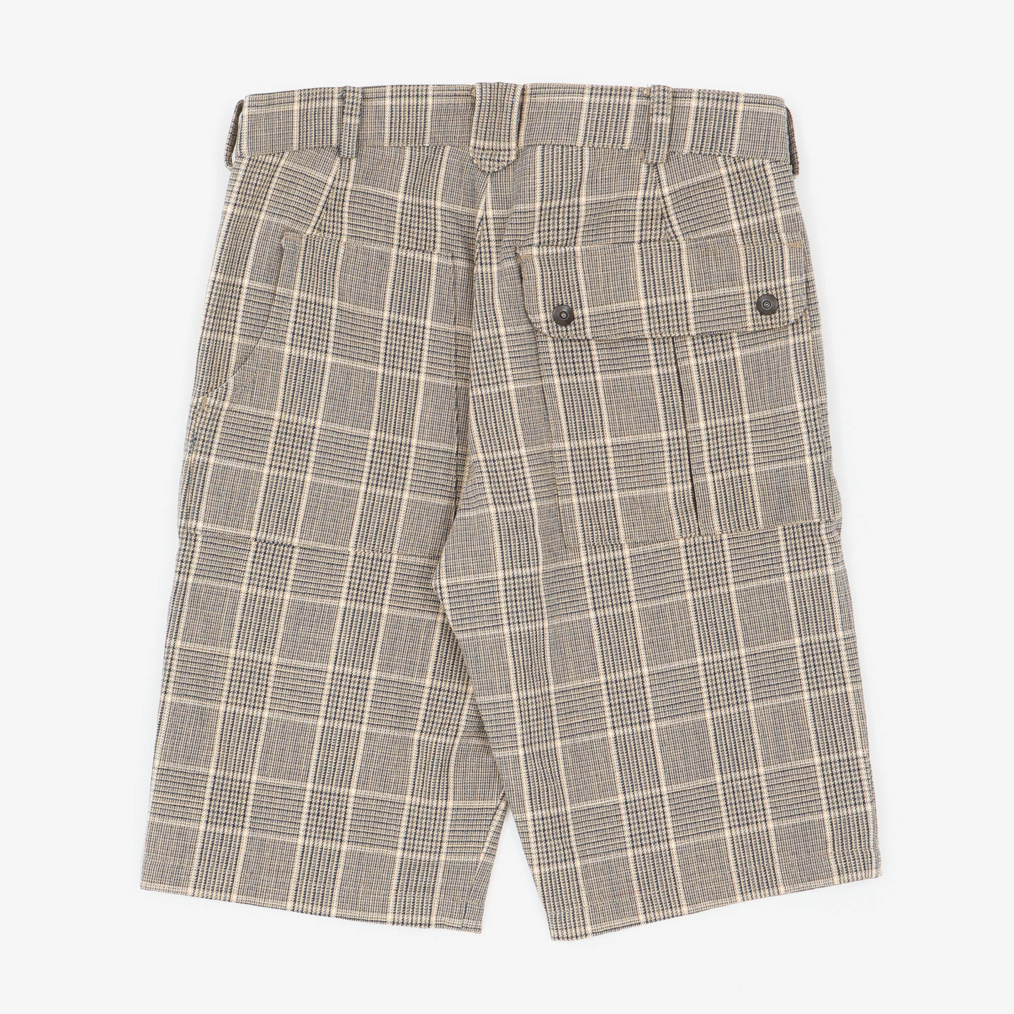Check Cotton Shorts